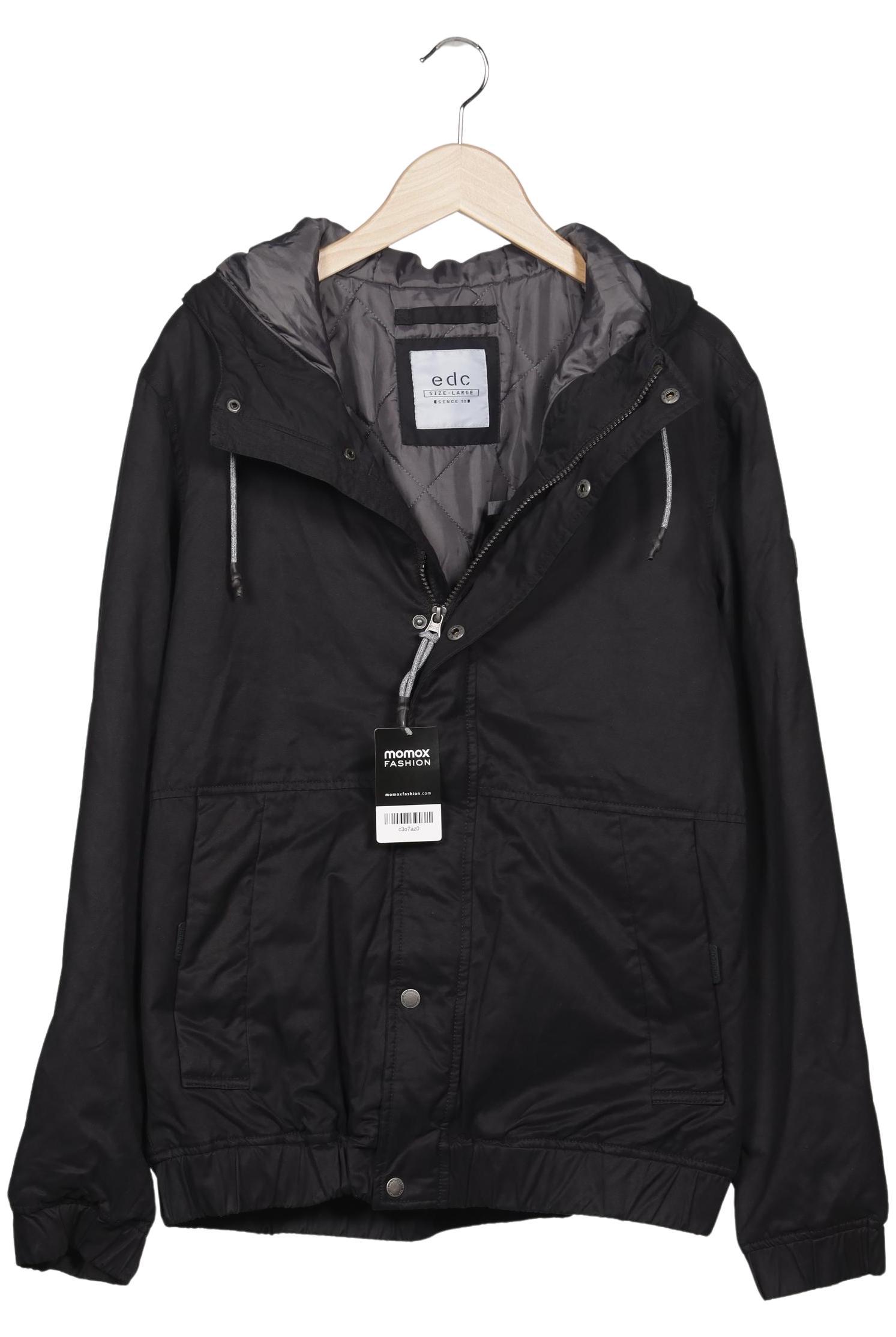 

edc by Esprit Herren Jacke, schwarz, Gr. 52