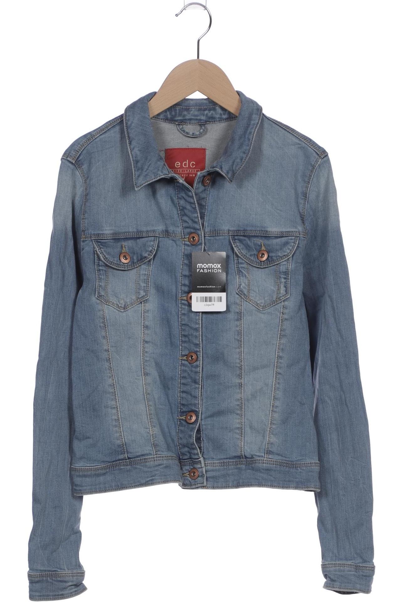 

edc by Esprit Damen Jacke, blau, Gr. 42