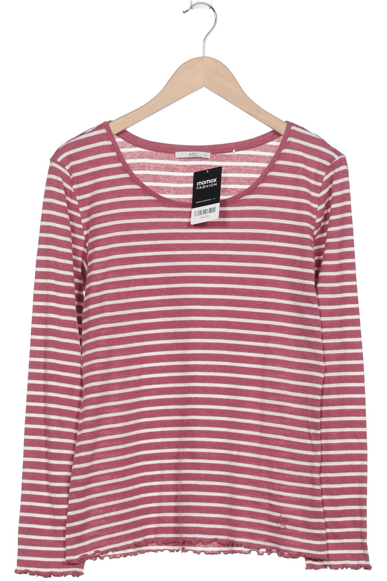 

edc by Esprit Damen Langarmshirt, pink, Gr. 44