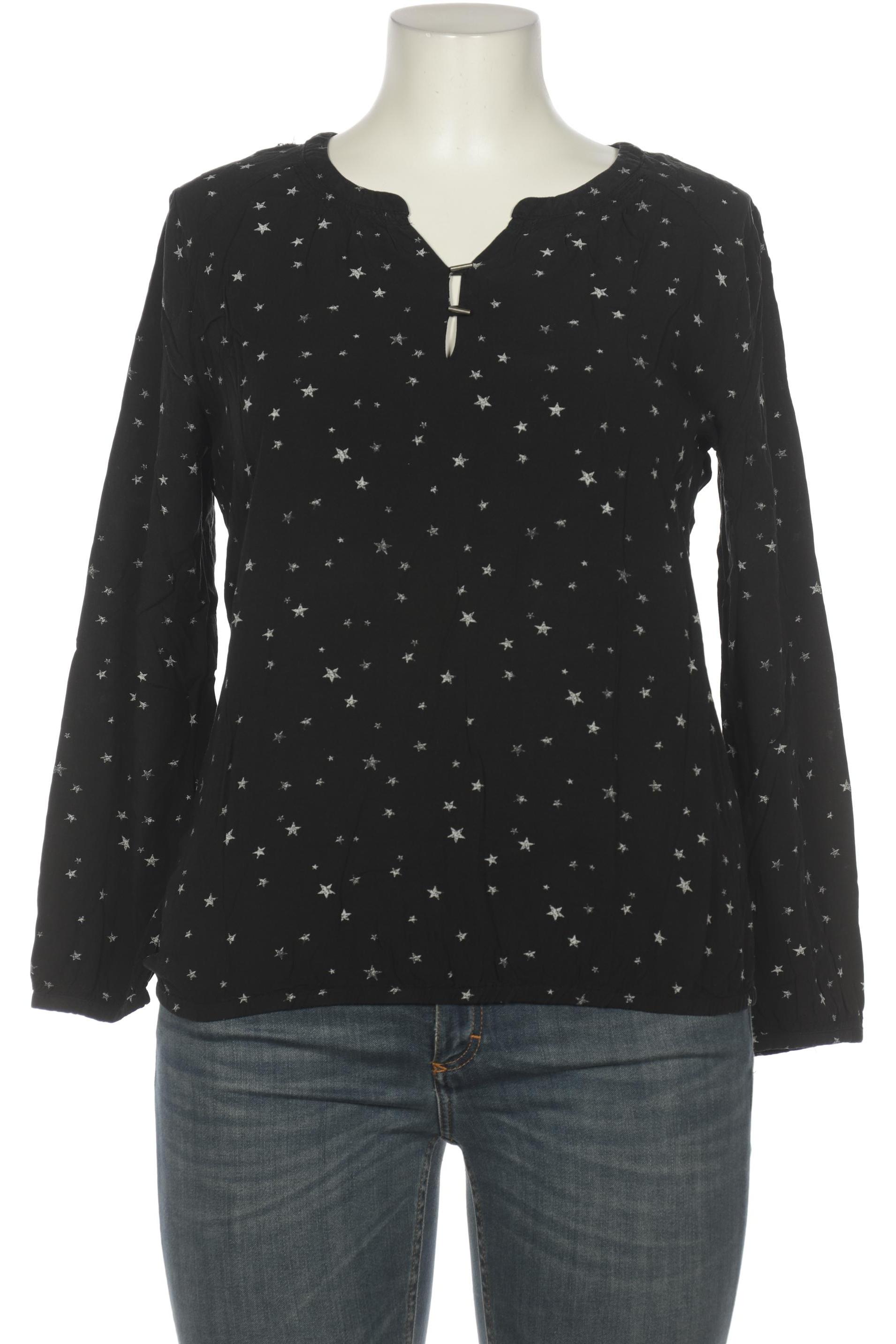 

edc by Esprit Damen Bluse, schwarz, Gr. 42