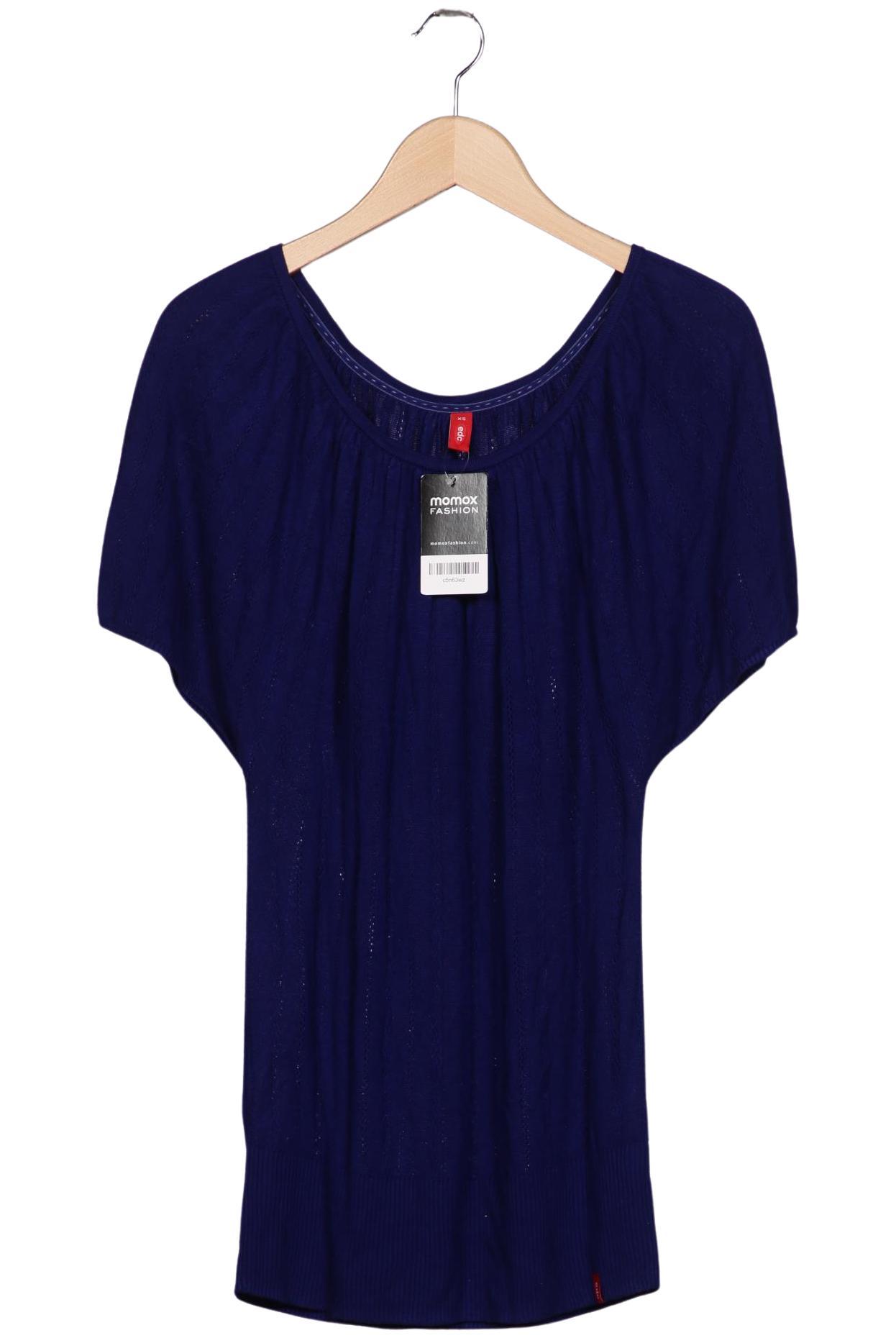 

edc by Esprit Damen Pullover, marineblau, Gr. 34