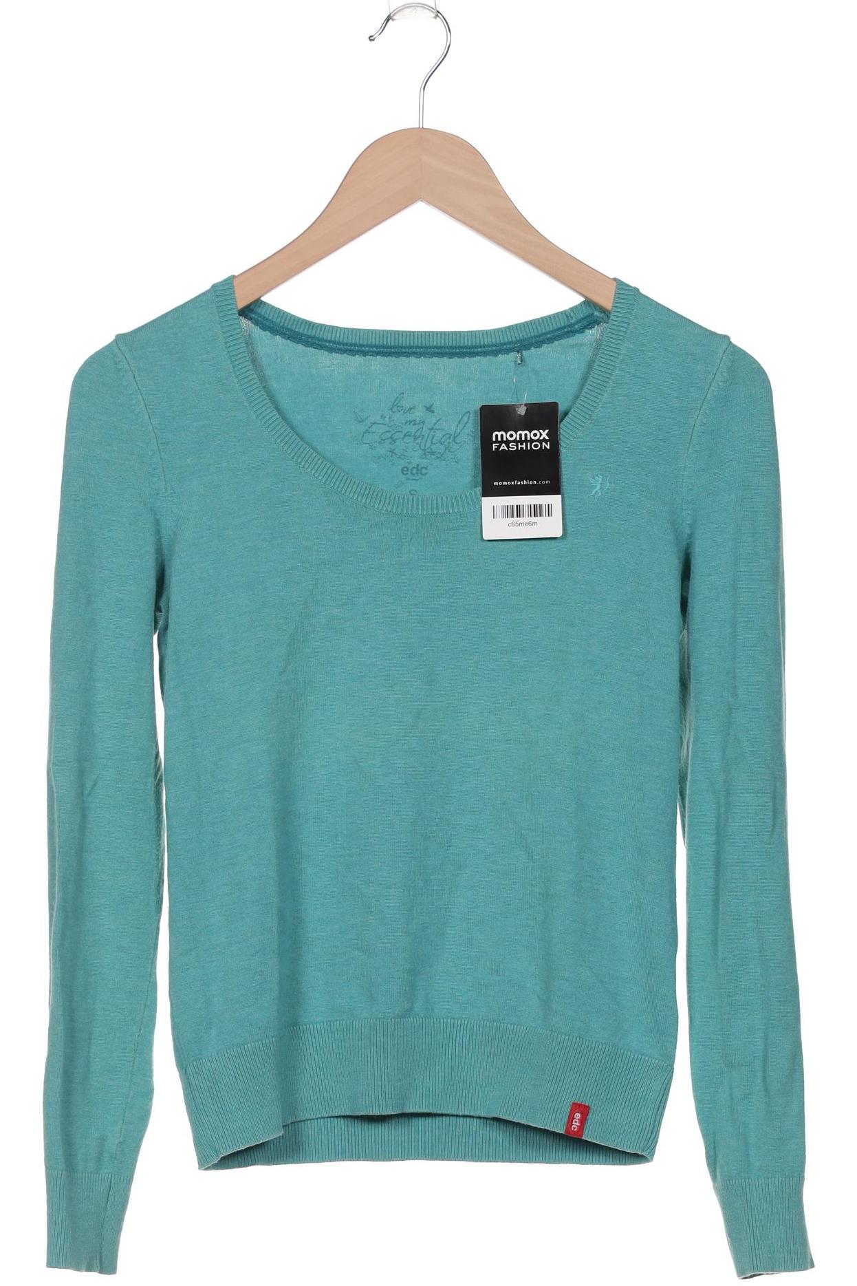 

edc by Esprit Damen Pullover, türkis, Gr. 36