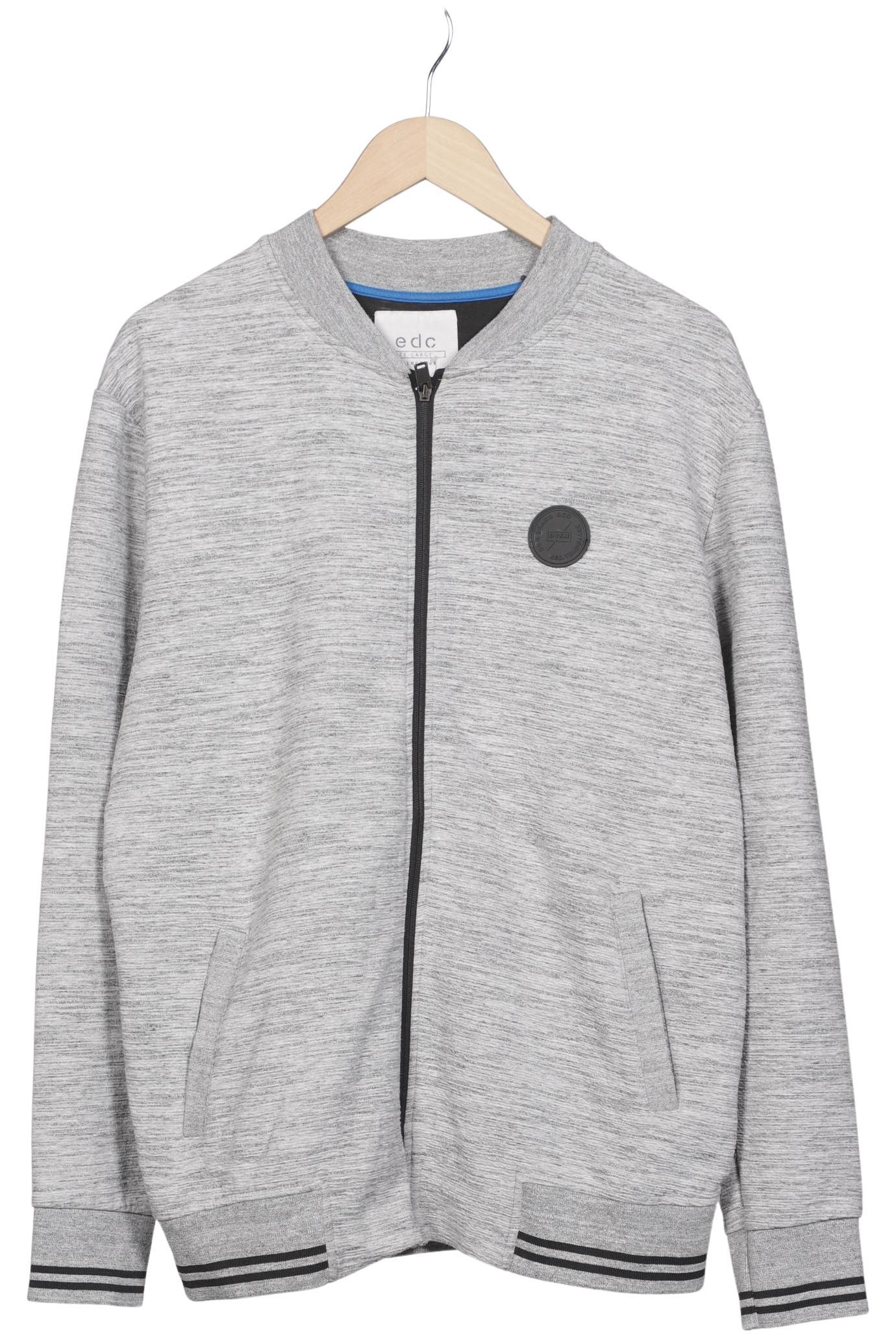 

edc by Esprit Herren Sweatshirt, grau, Gr. 52