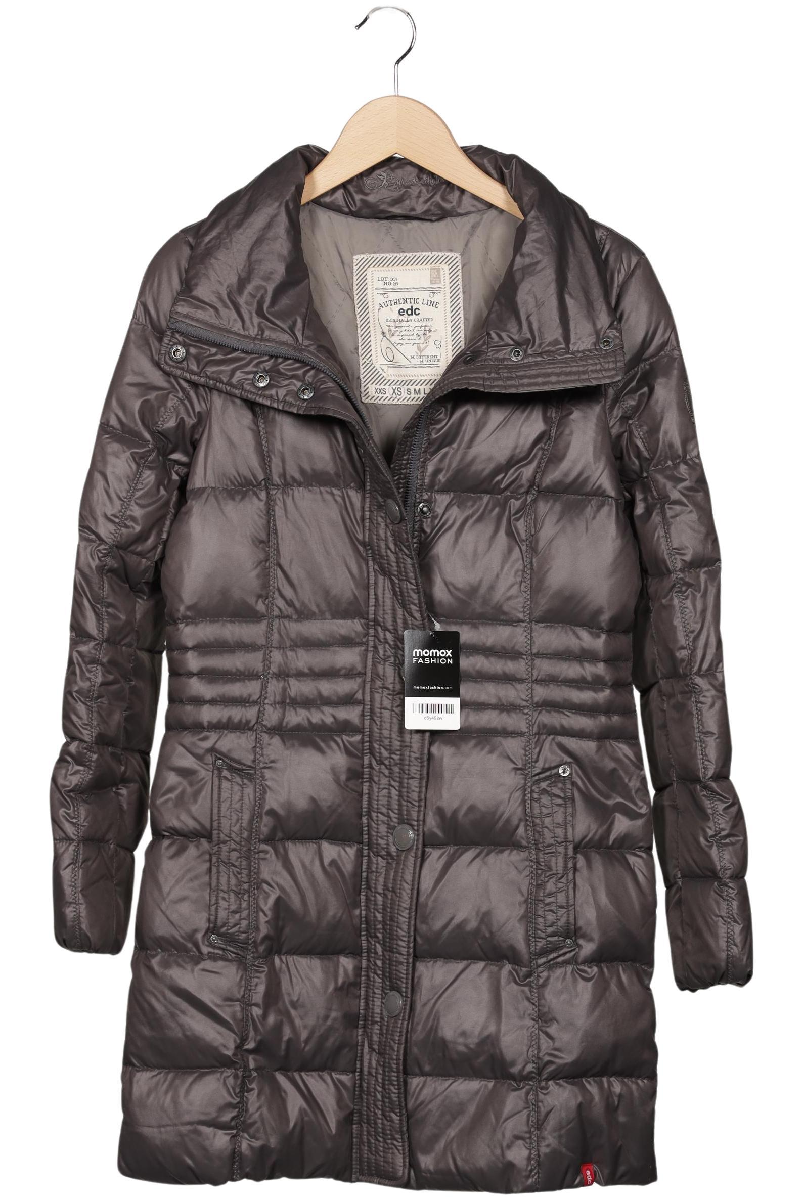 

edc by Esprit Damen Mantel, grau, Gr. 34