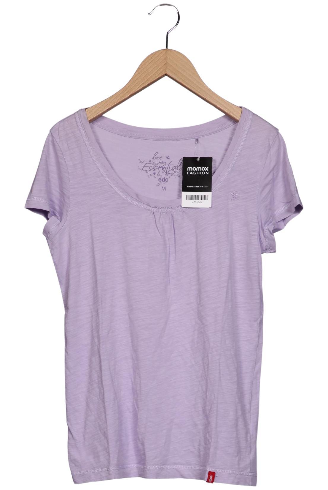 

edc by Esprit Damen T-Shirt, flieder, Gr. 38