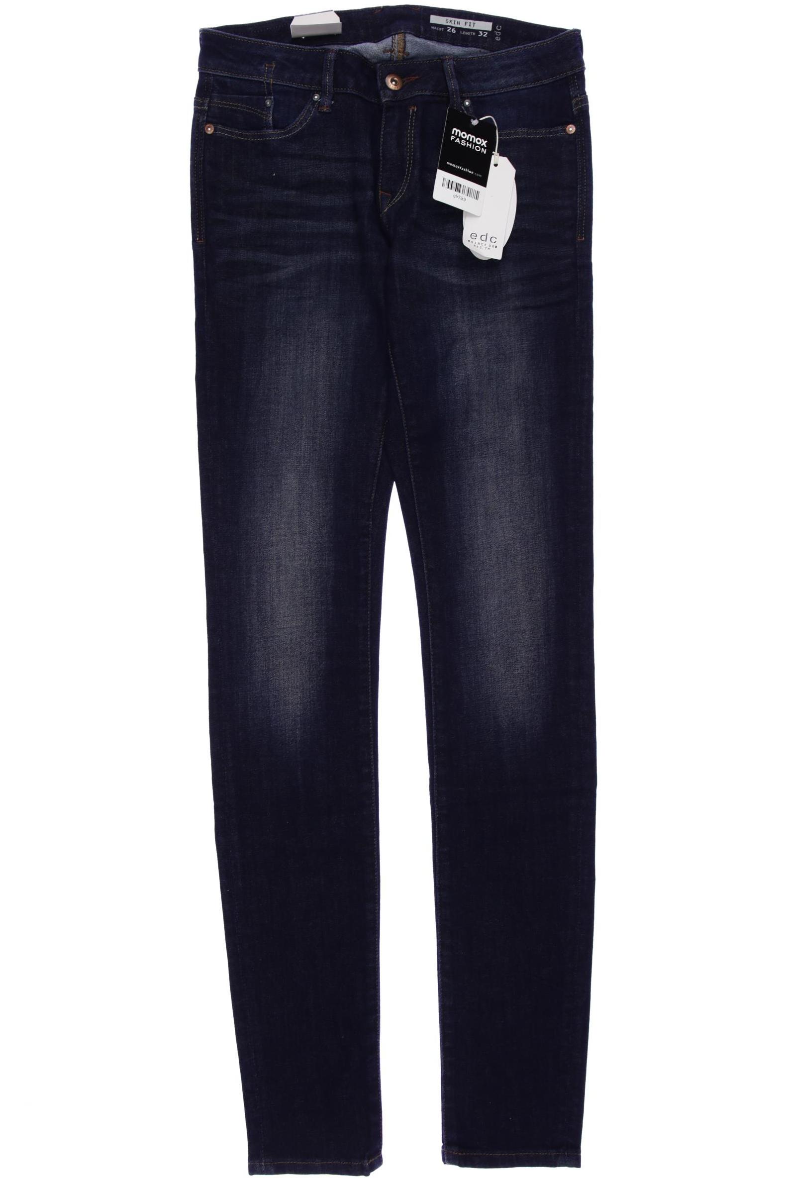 

edc by Esprit Damen Jeans, marineblau, Gr. 26