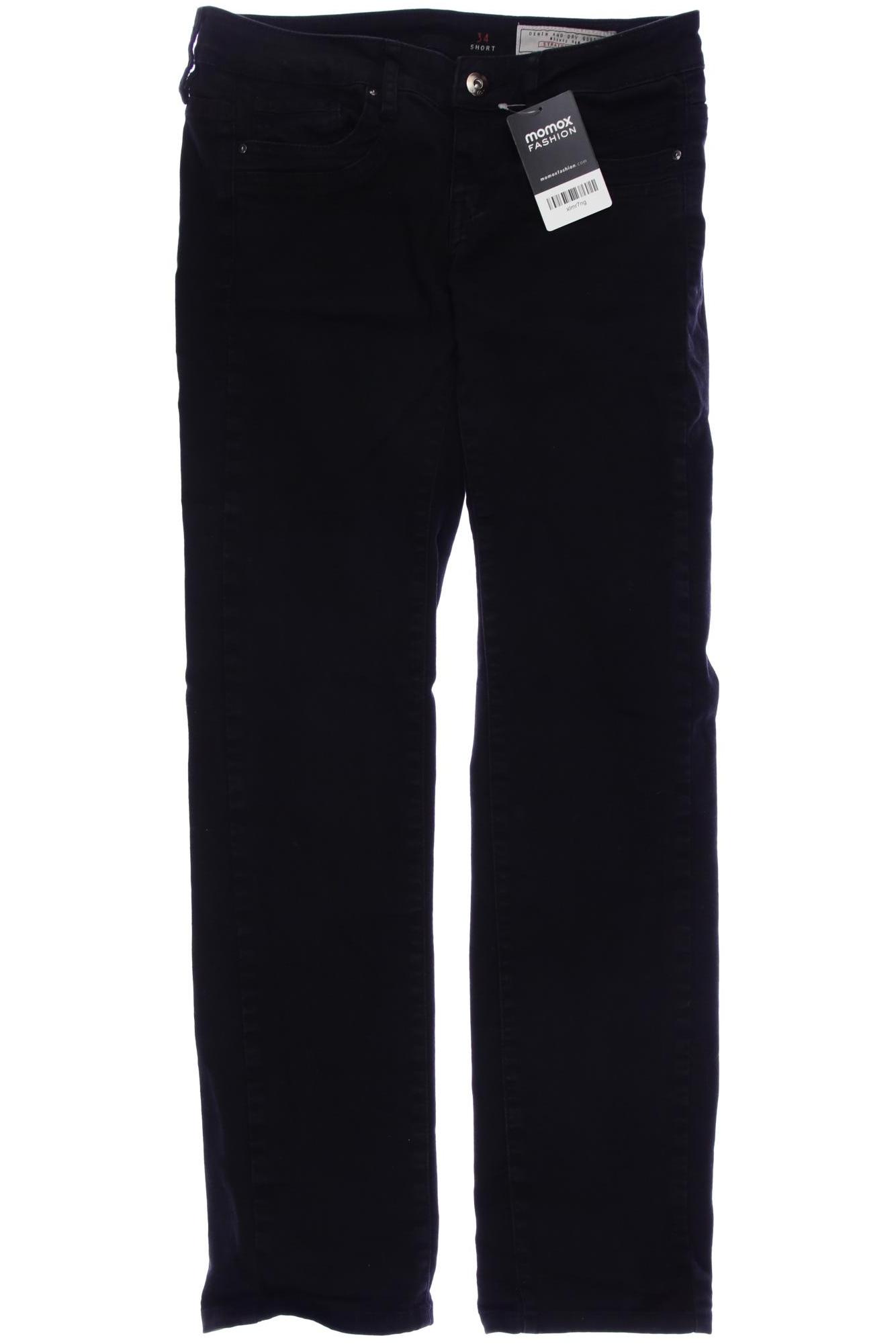 

edc by Esprit Damen Jeans, schwarz, Gr. 34
