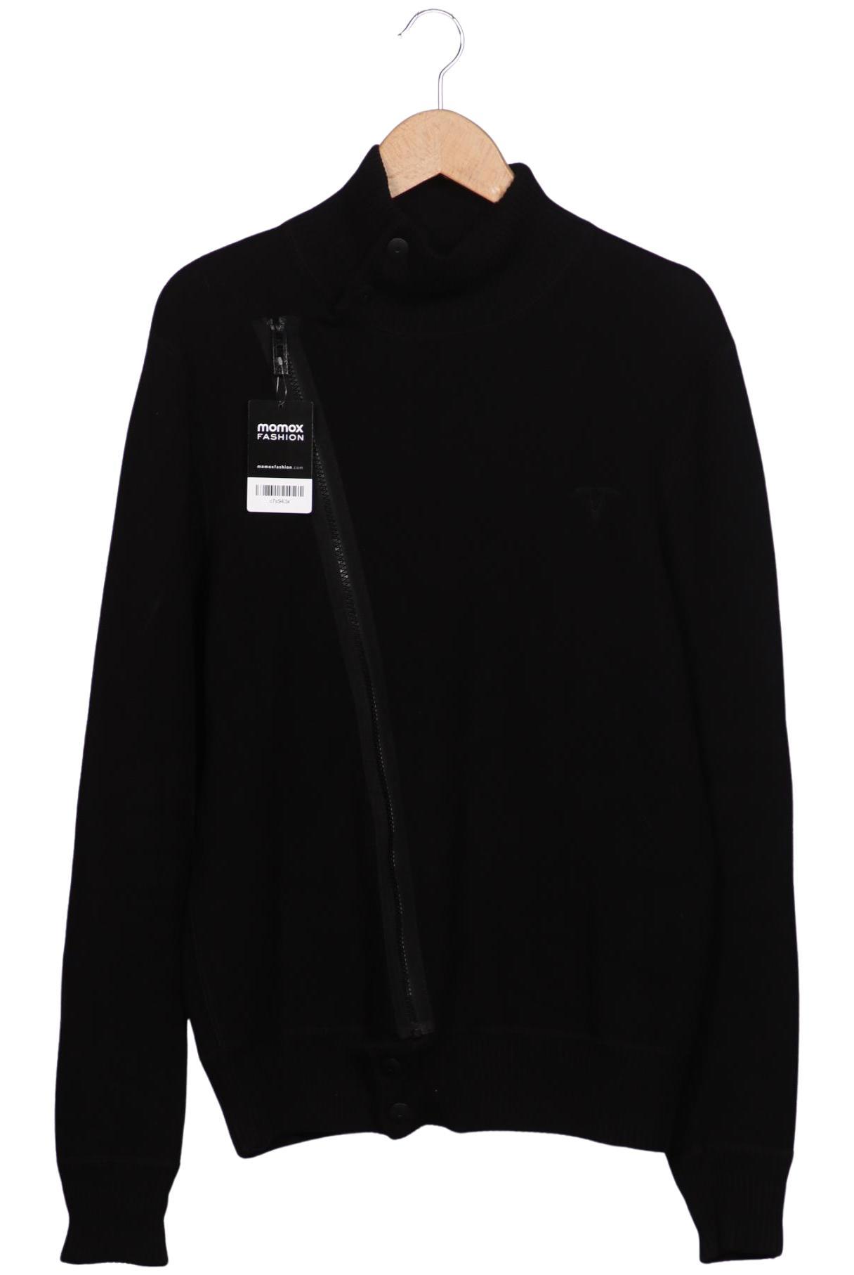 

edc by Esprit Herren Strickjacke, schwarz, Gr. 52