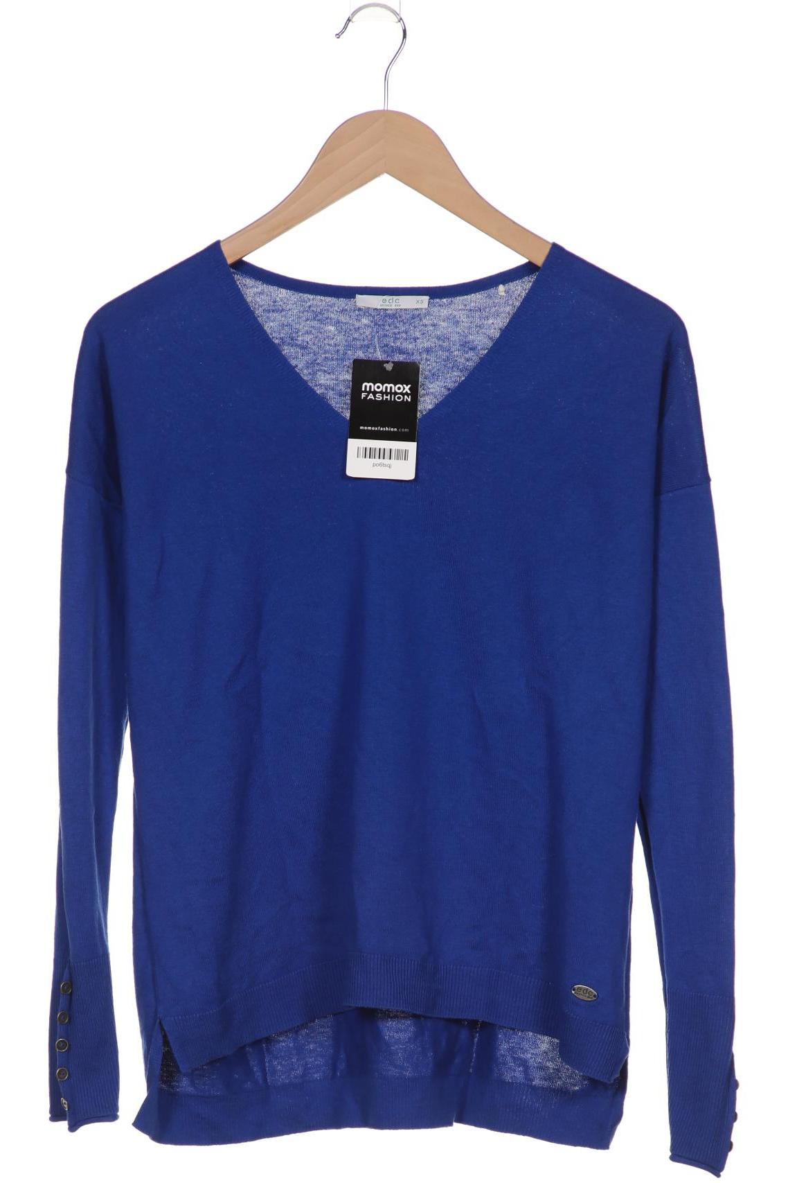 

edc by Esprit Damen Pullover, blau, Gr. 34