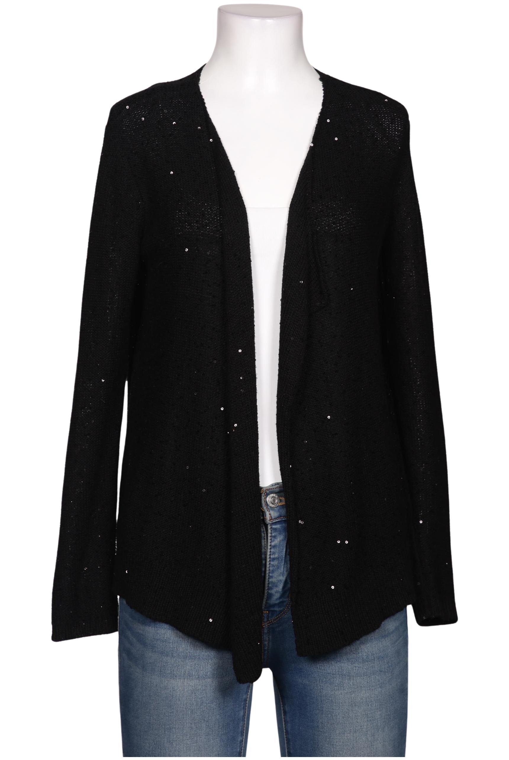 

edc by Esprit Damen Strickjacke, schwarz, Gr. 36