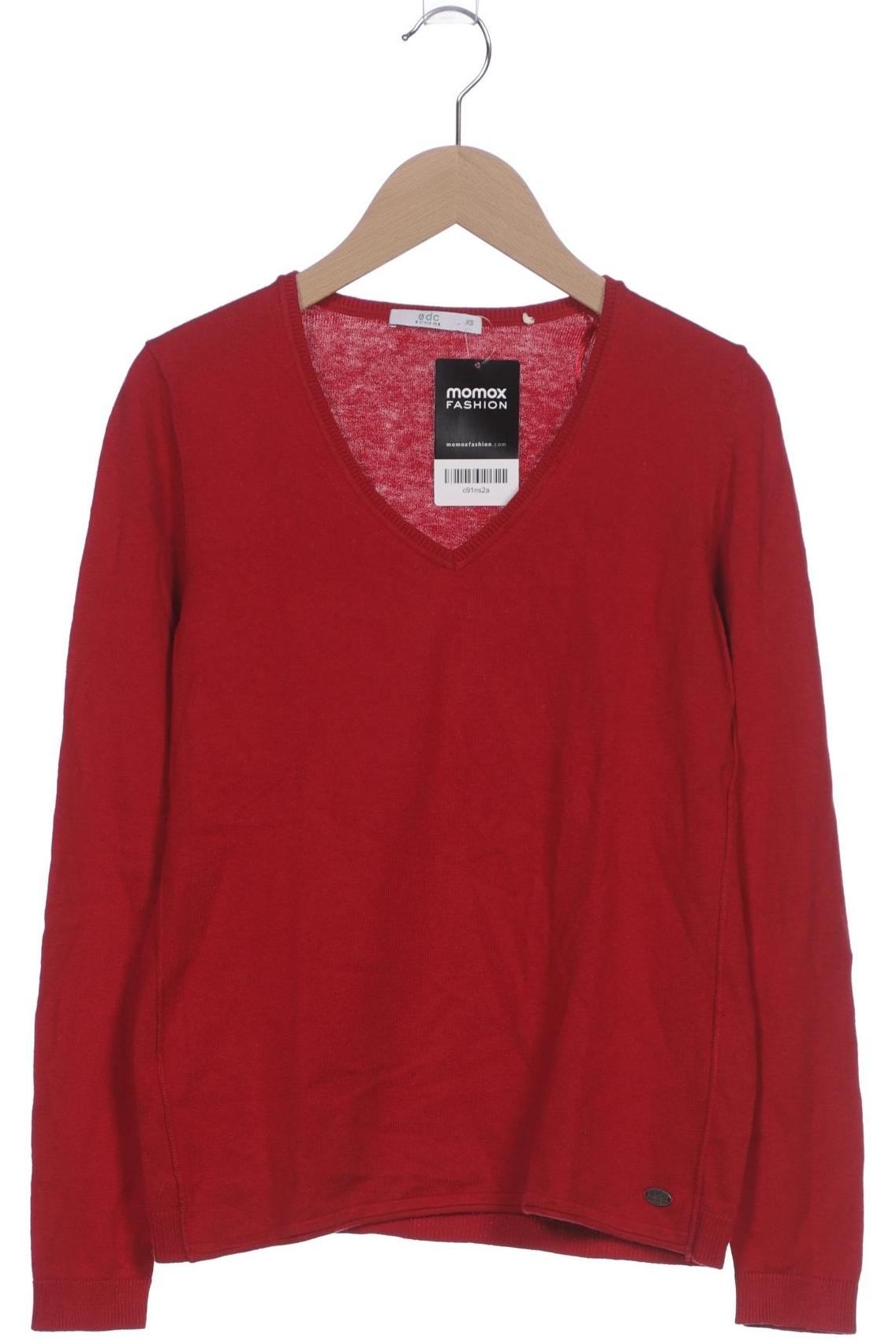 

edc by Esprit Damen Pullover, rot, Gr. 34