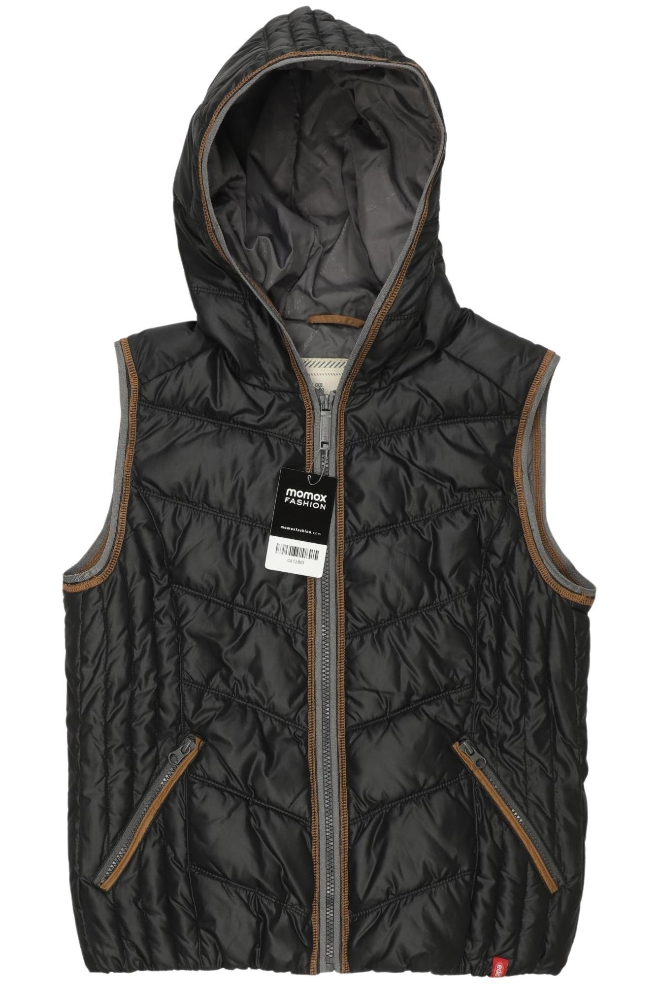 

edc by Esprit Damen Weste, schwarz, Gr. 34