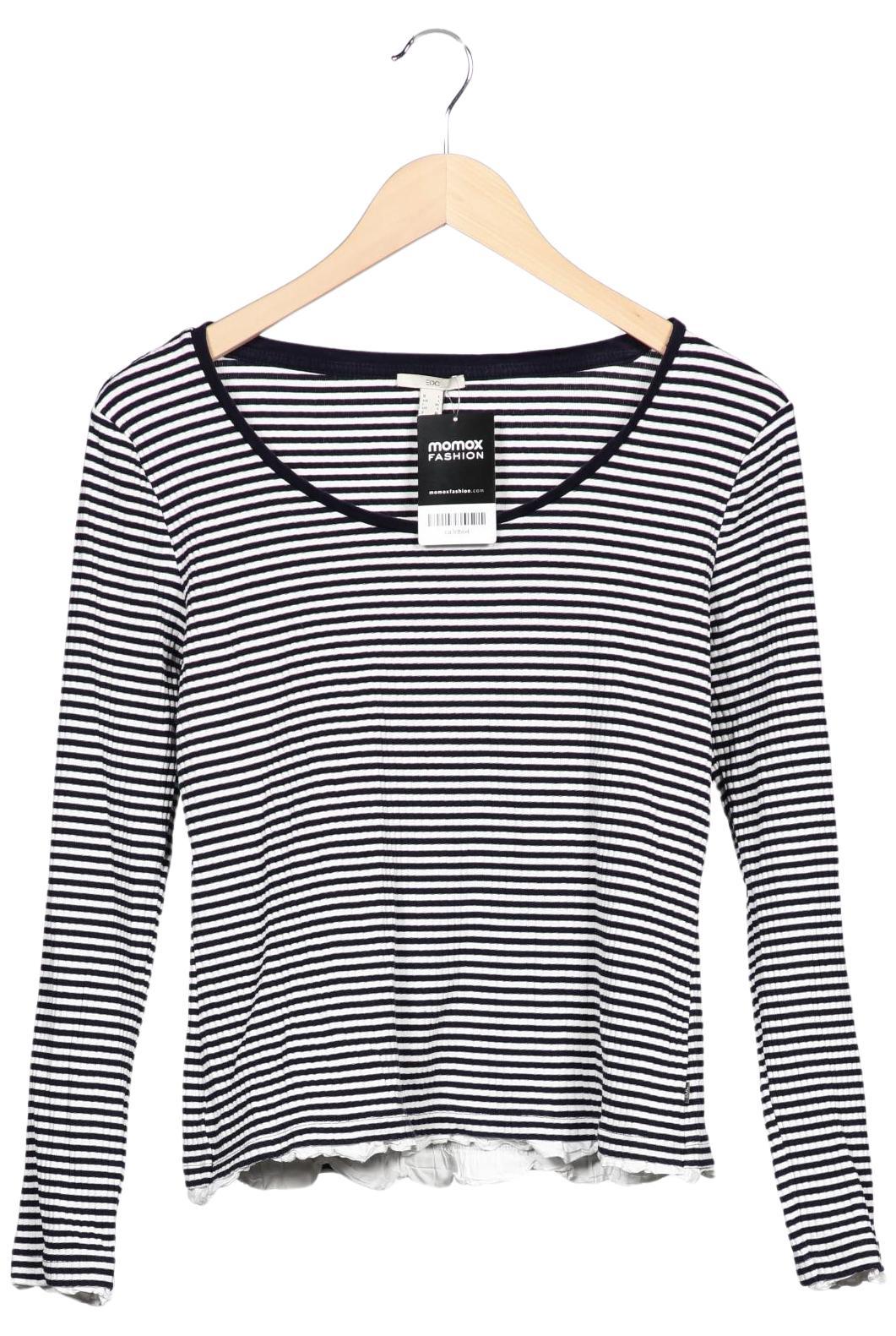 

edc by Esprit Damen Langarmshirt, mehrfarbig, Gr. 42