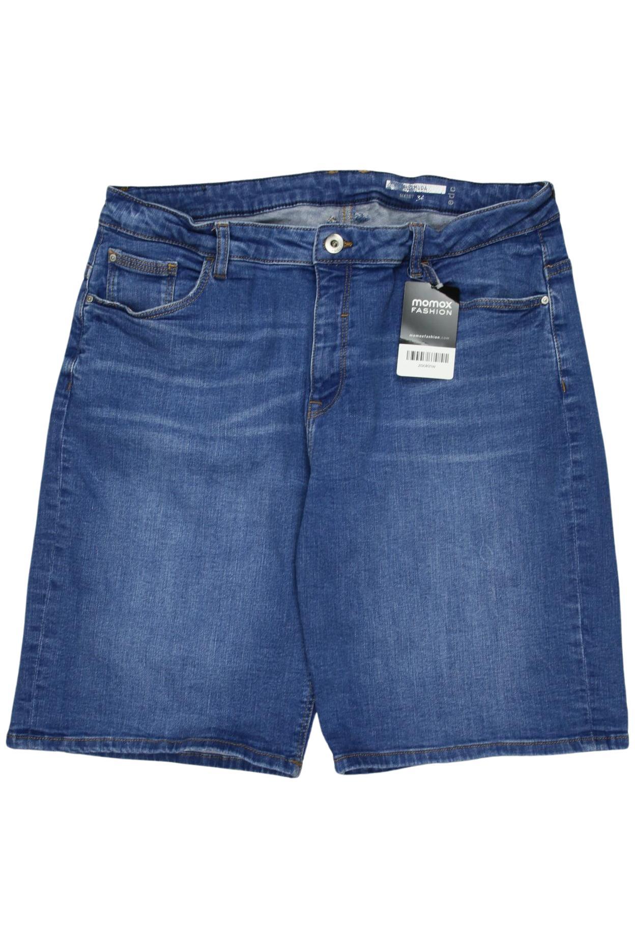 

edc by Esprit Damen Shorts, blau, Gr. 34