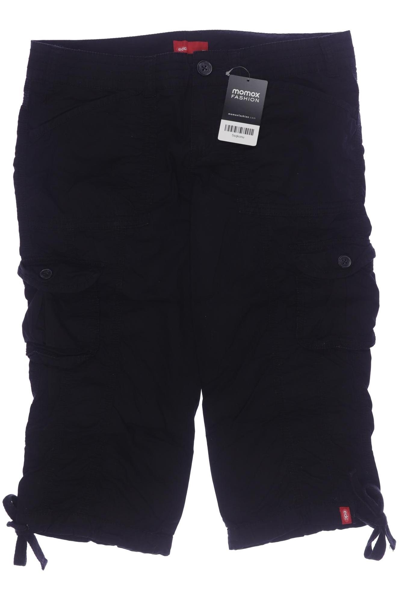 

edc by Esprit Damen Shorts, schwarz, Gr. 38