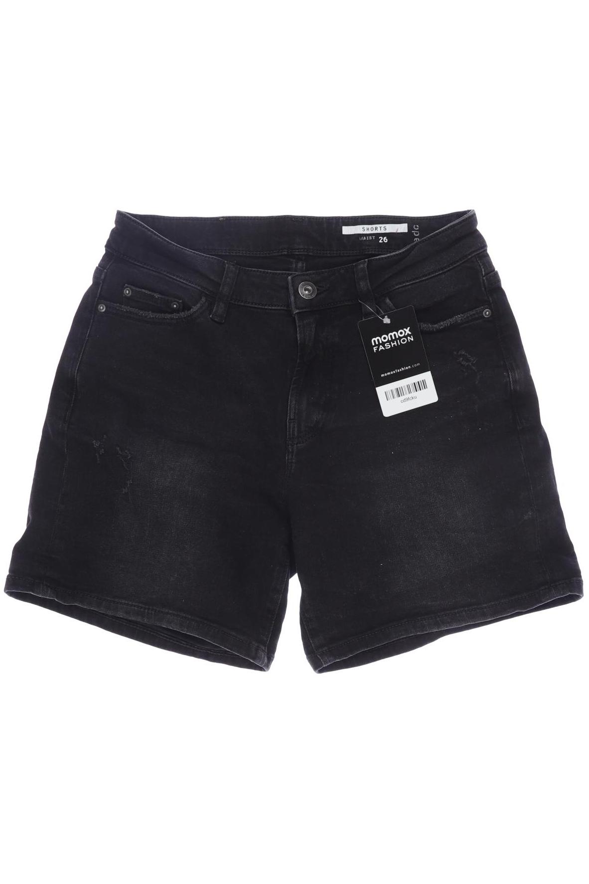 

edc by Esprit Damen Shorts, schwarz, Gr. 26