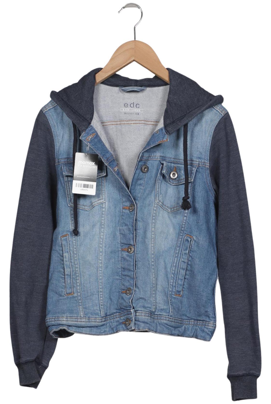 

edc by Esprit Damen Jacke, blau, Gr. 42