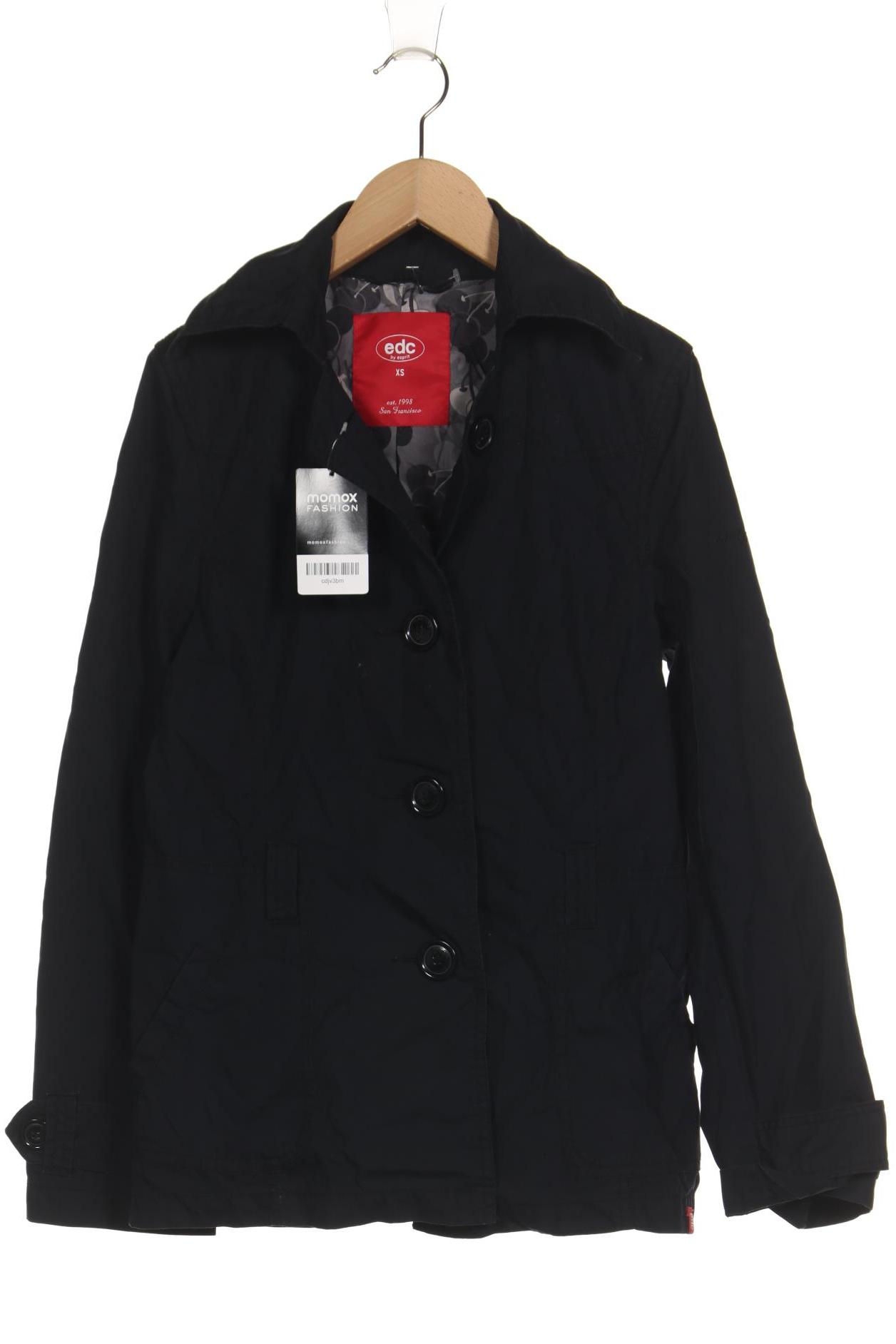 

edc by Esprit Damen Jacke, schwarz, Gr. 34