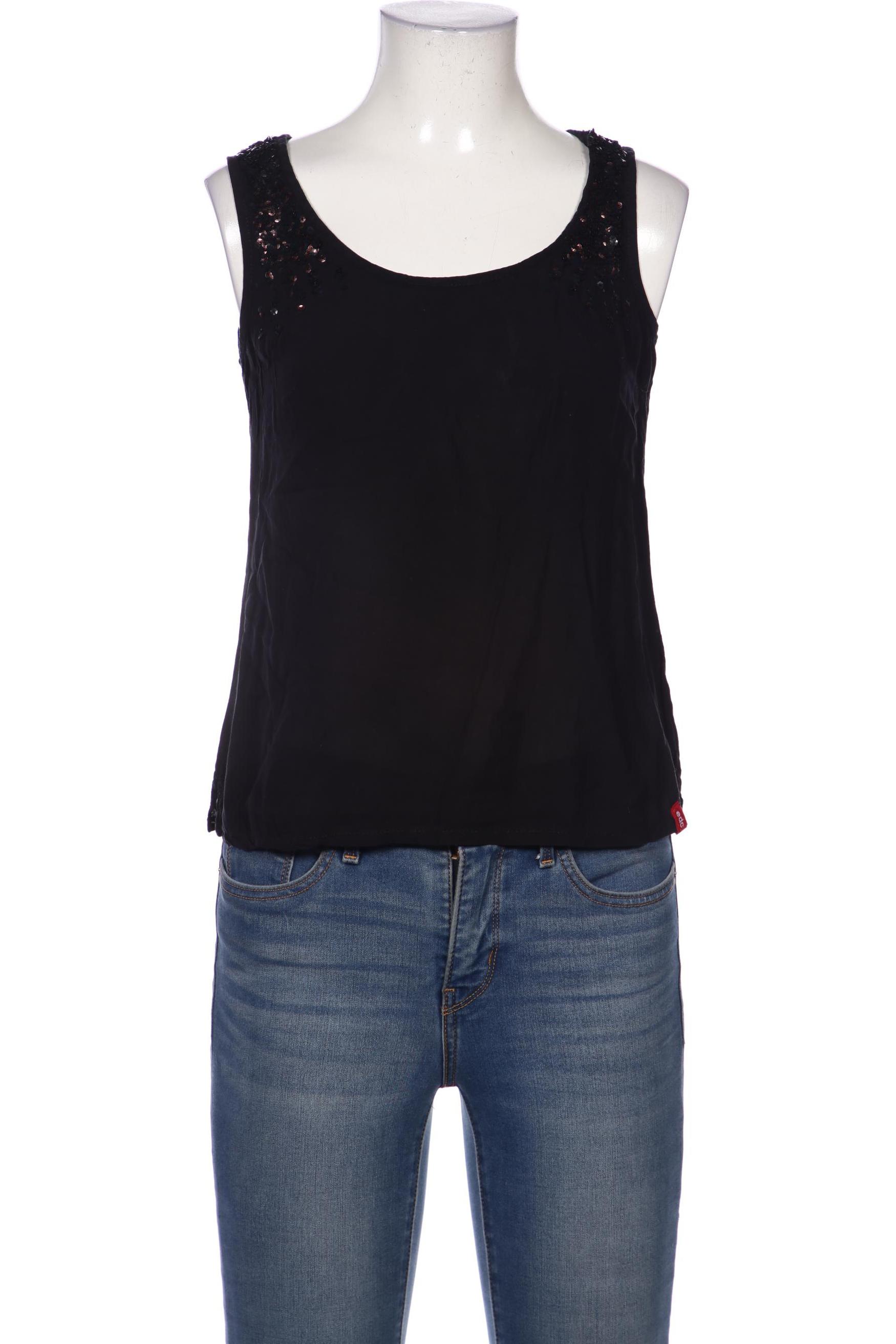 

edc by Esprit Damen Top, schwarz, Gr. 34