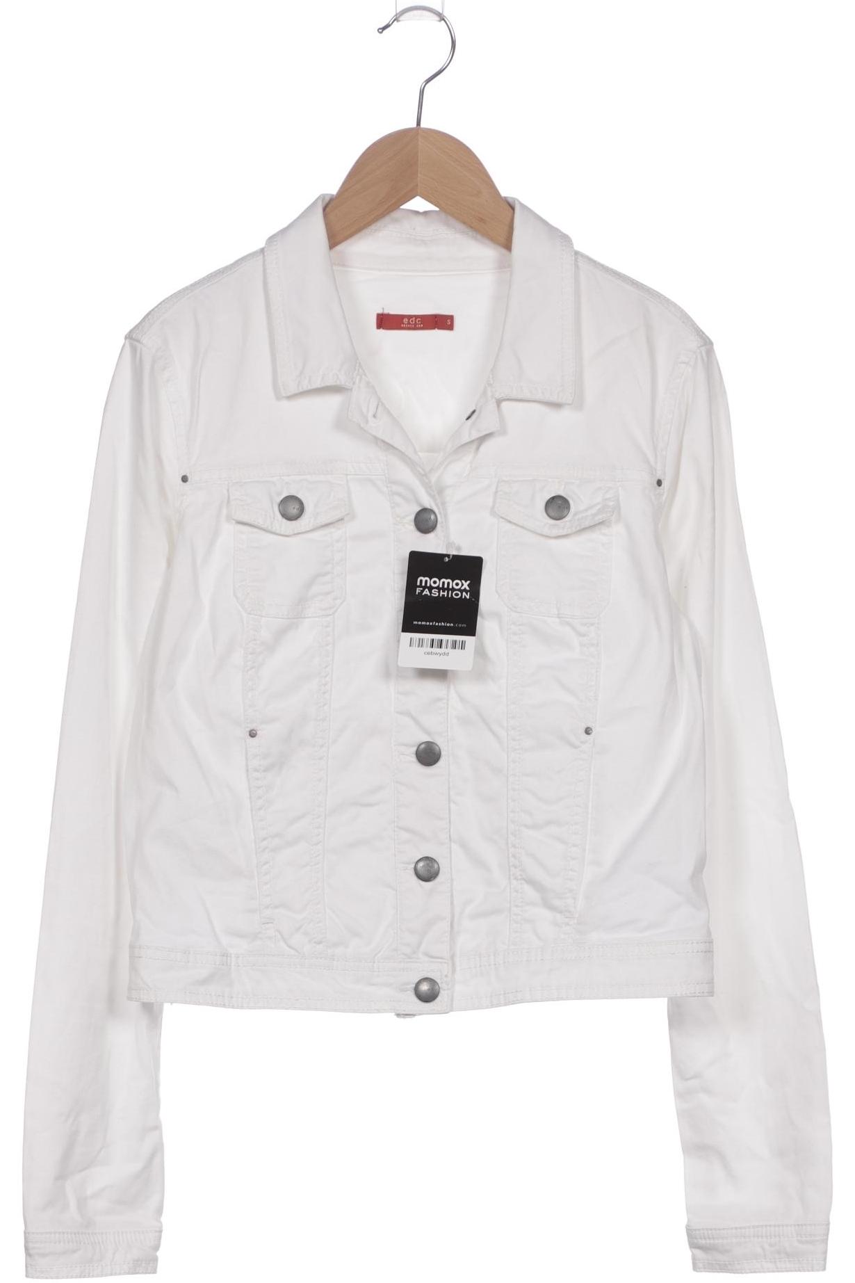 

edc by Esprit Damen Jacke, weiß, Gr. 36