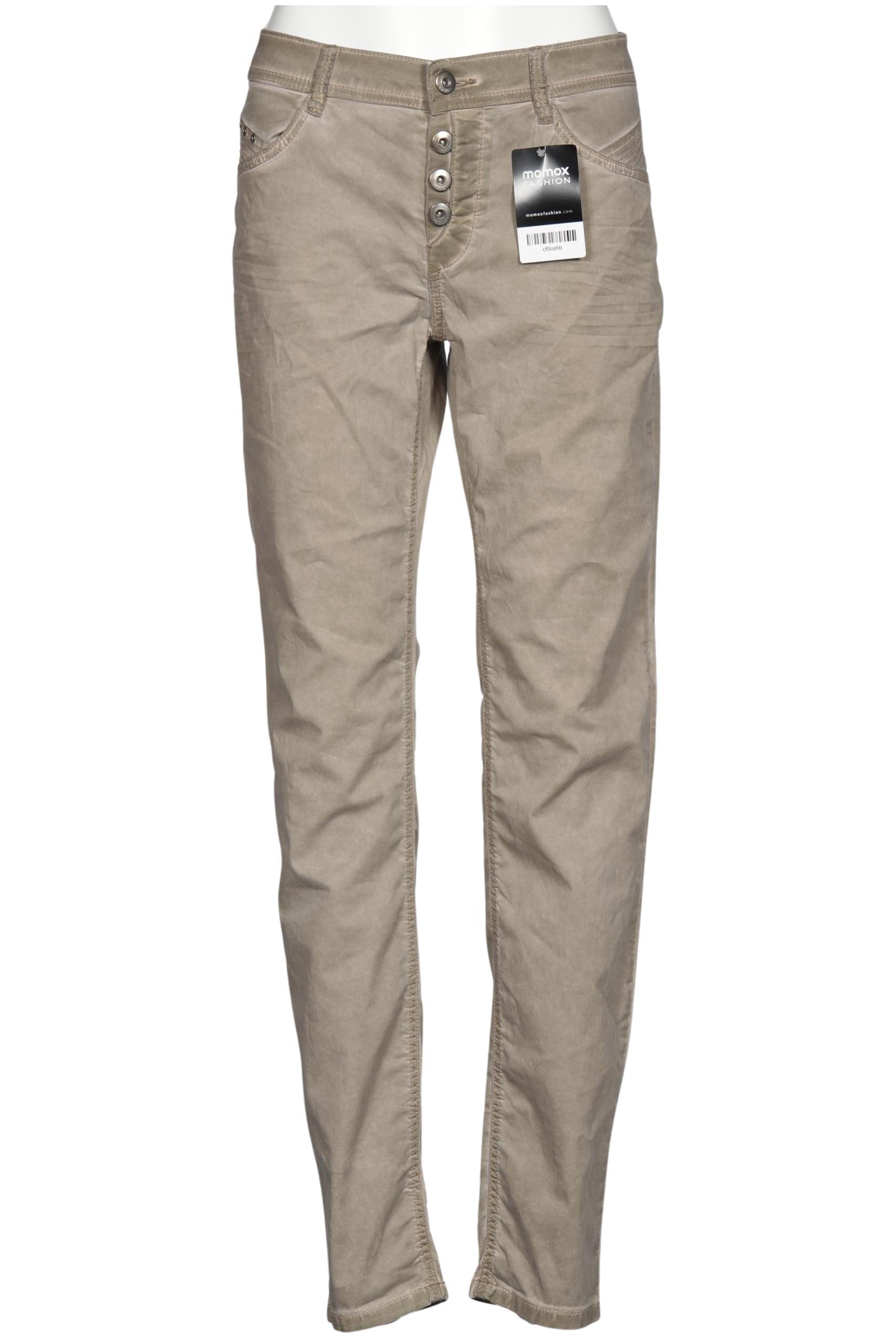 

edc by Esprit Damen Stoffhose, beige, Gr. 36