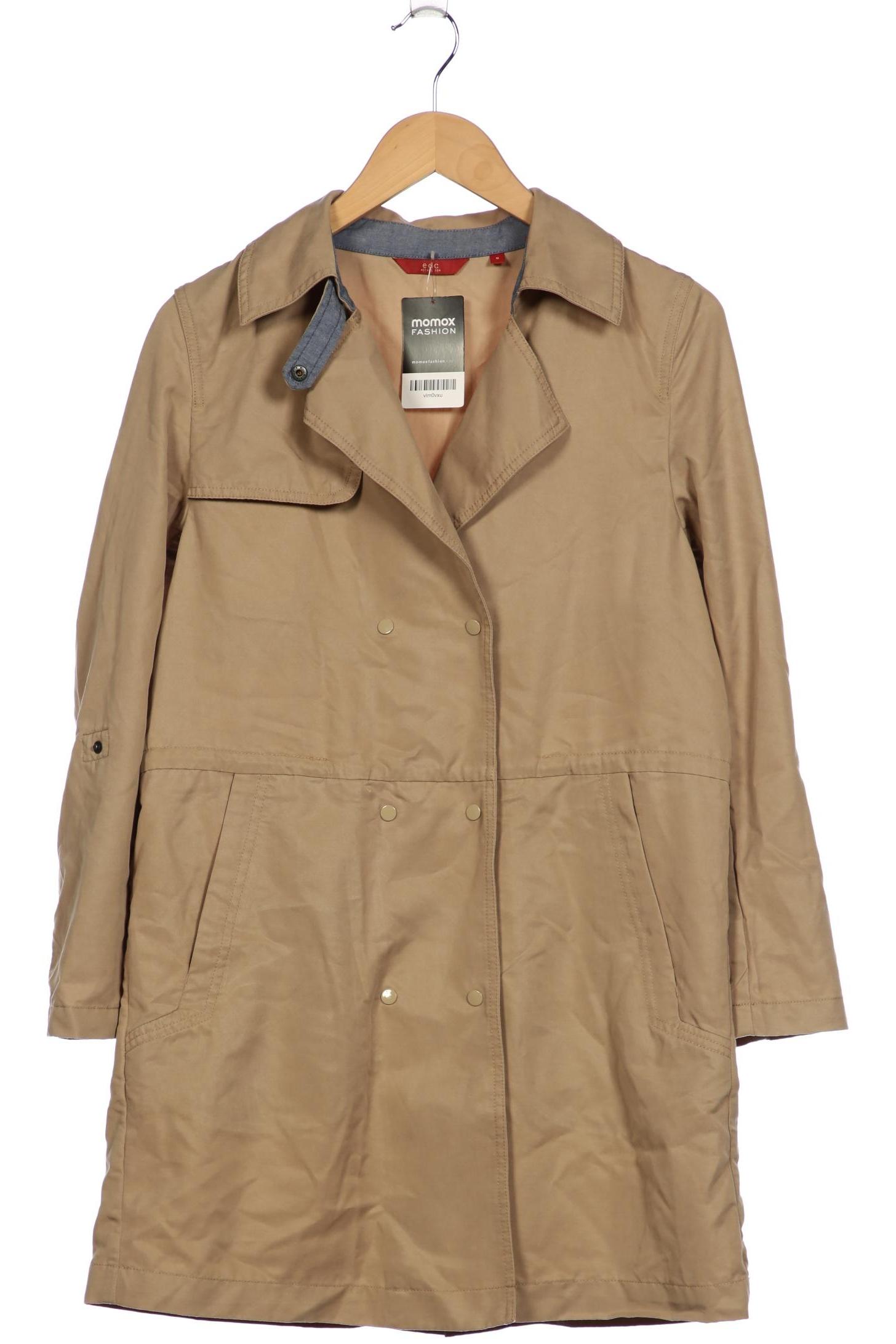 

edc by Esprit Damen Mantel, beige, Gr. 36