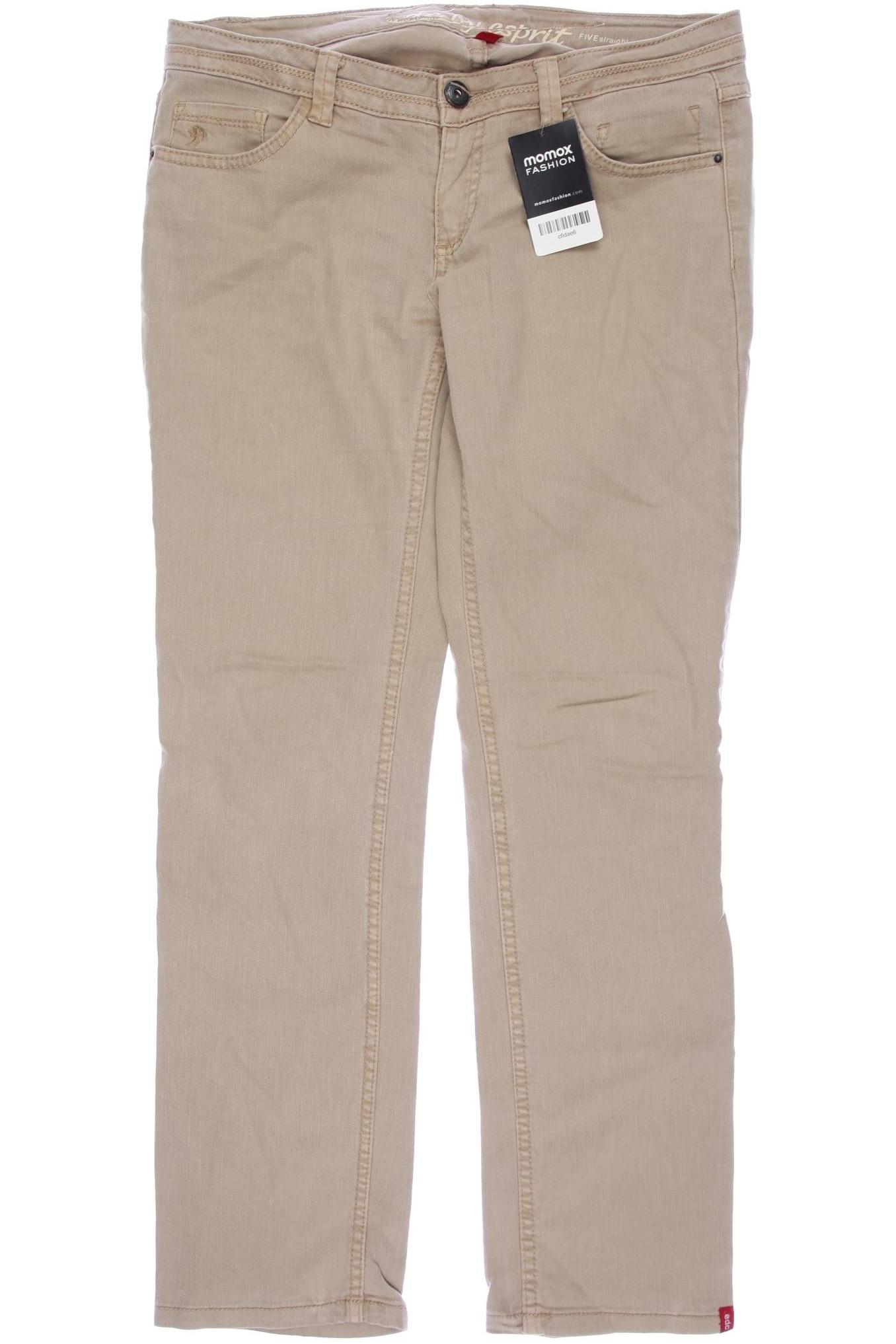 

edc by Esprit Damen Jeans, beige, Gr. 40
