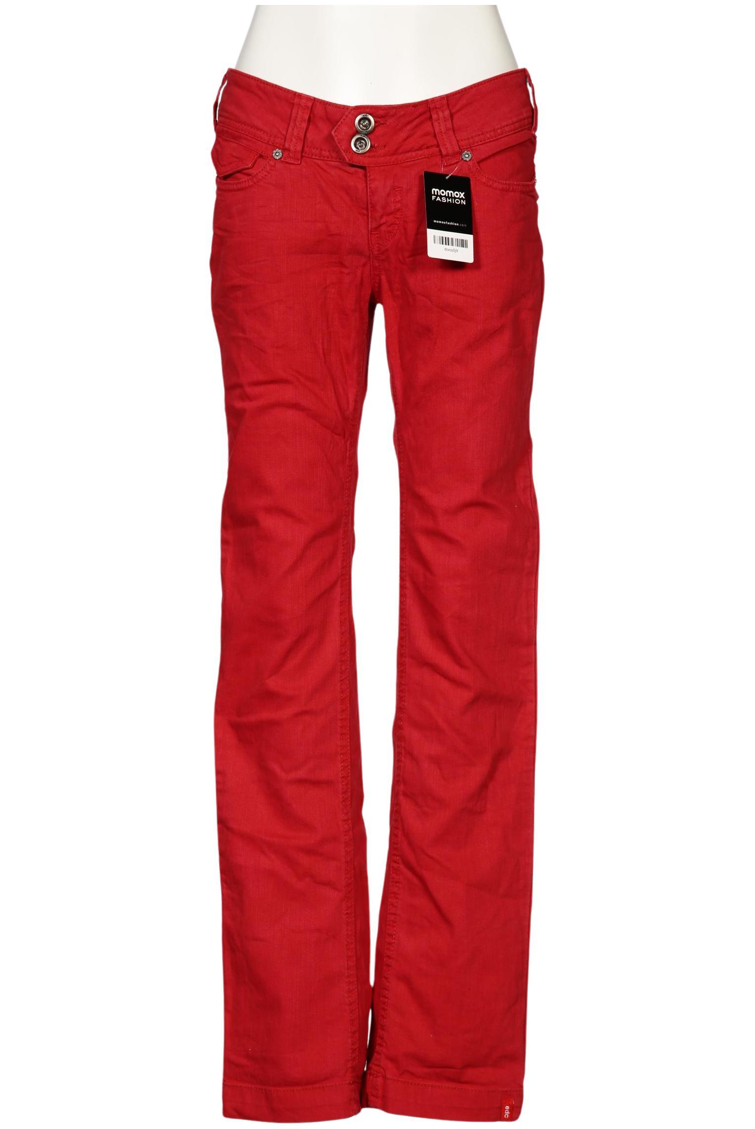 

edc by Esprit Damen Jeans, rot, Gr. 38