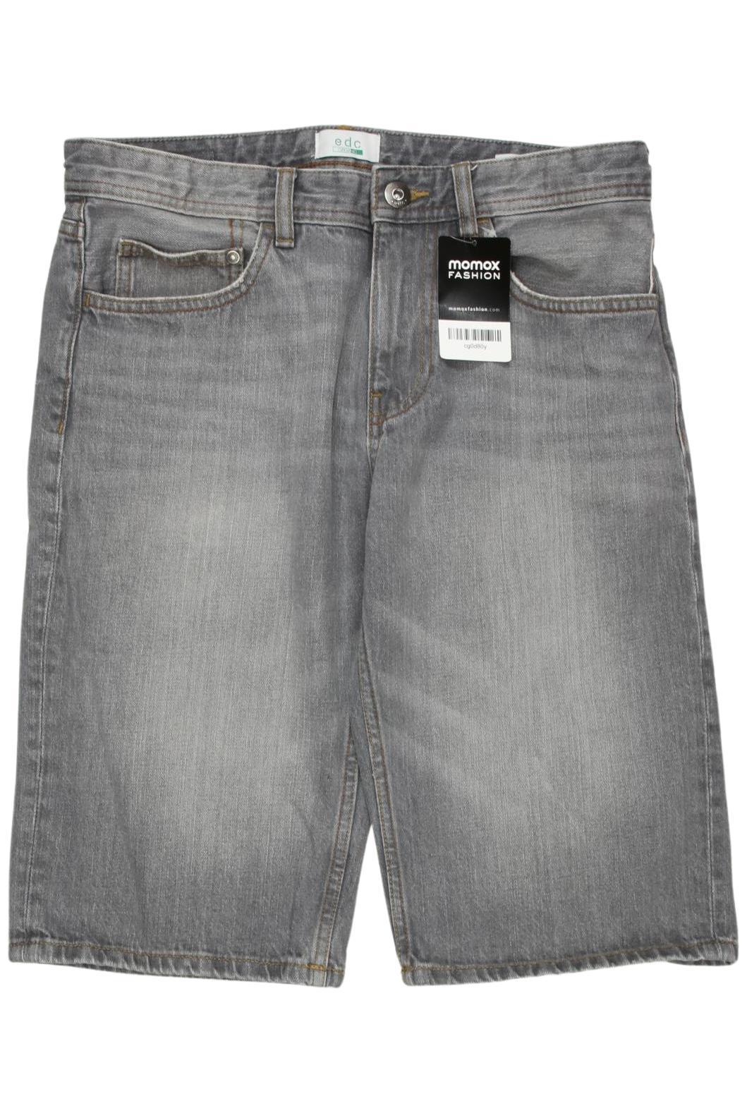 

edc by Esprit Herren Shorts, grau, Gr. 31