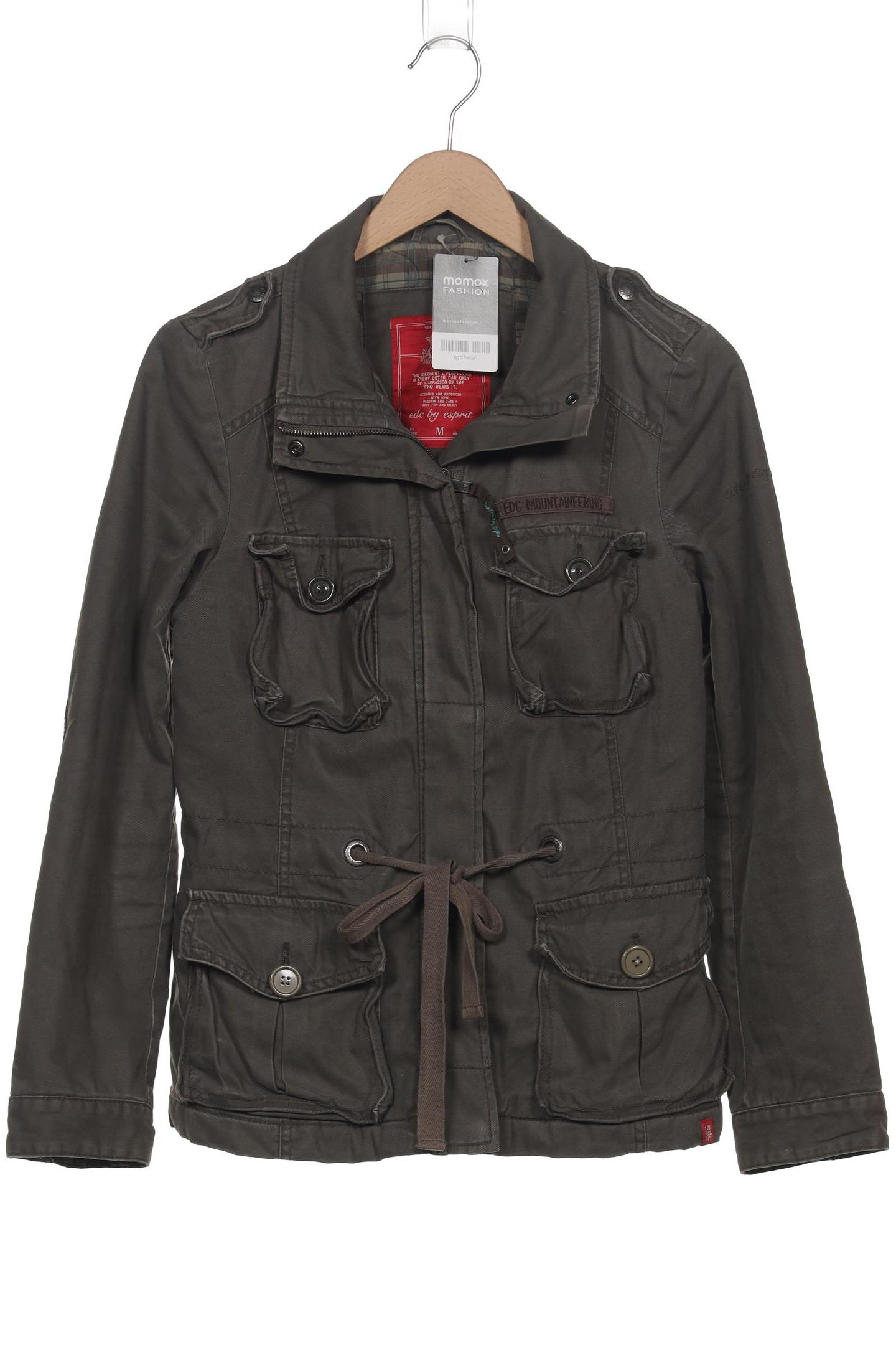 

edc by Esprit Damen Jacke, grau, Gr. 38