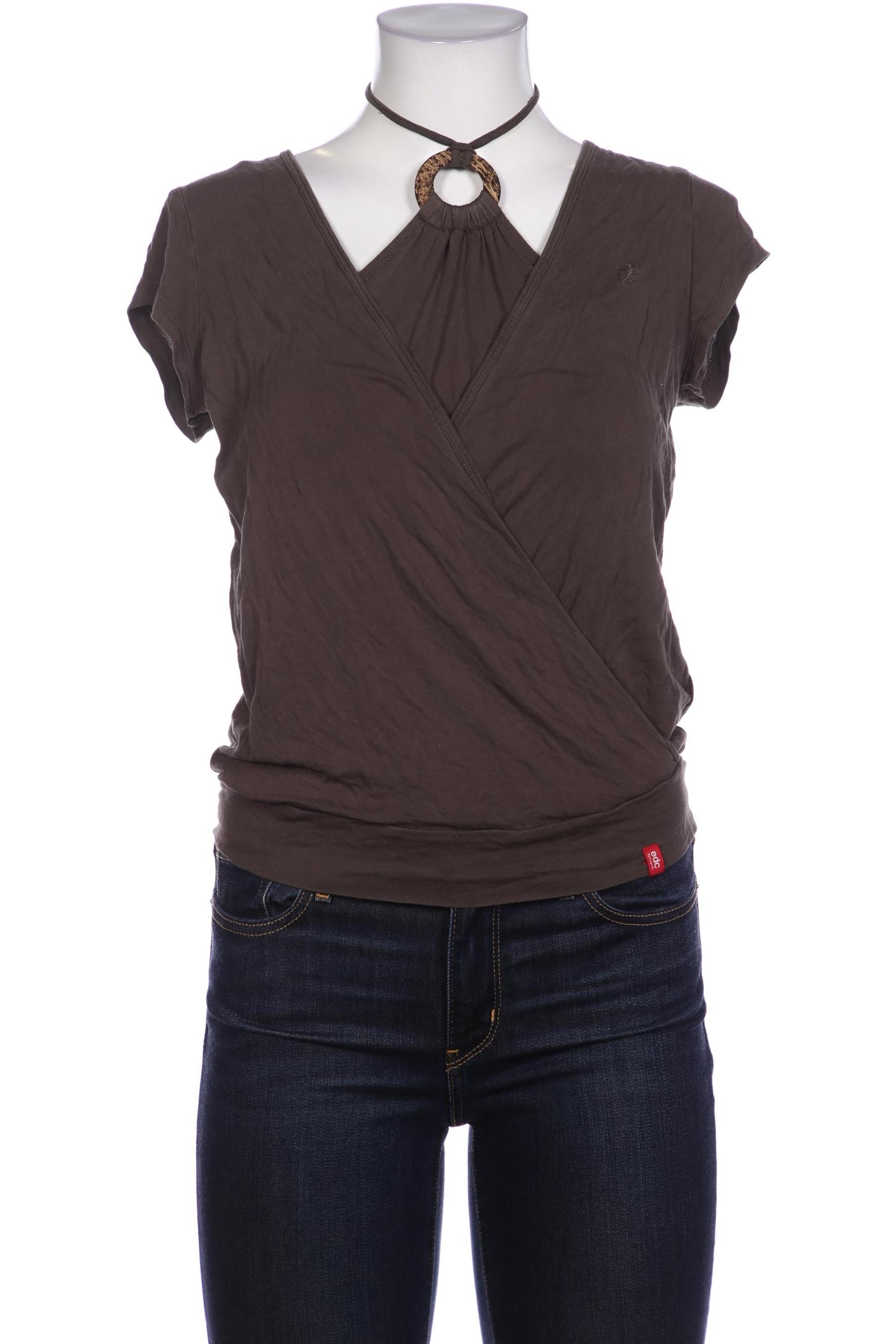 

edc by Esprit Damen T-Shirt, grau, Gr. 36