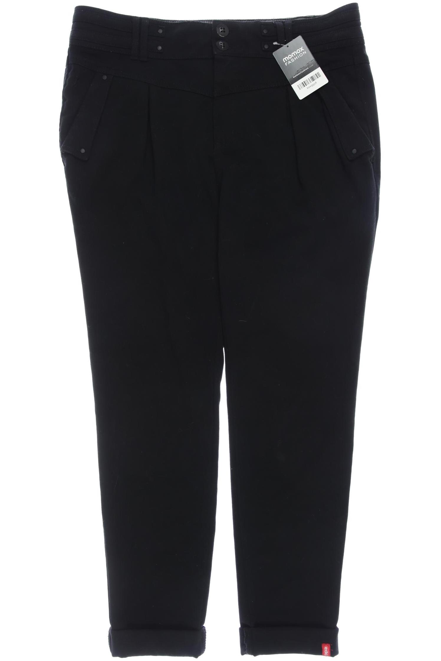 

edc by Esprit Damen Stoffhose, schwarz, Gr. 40