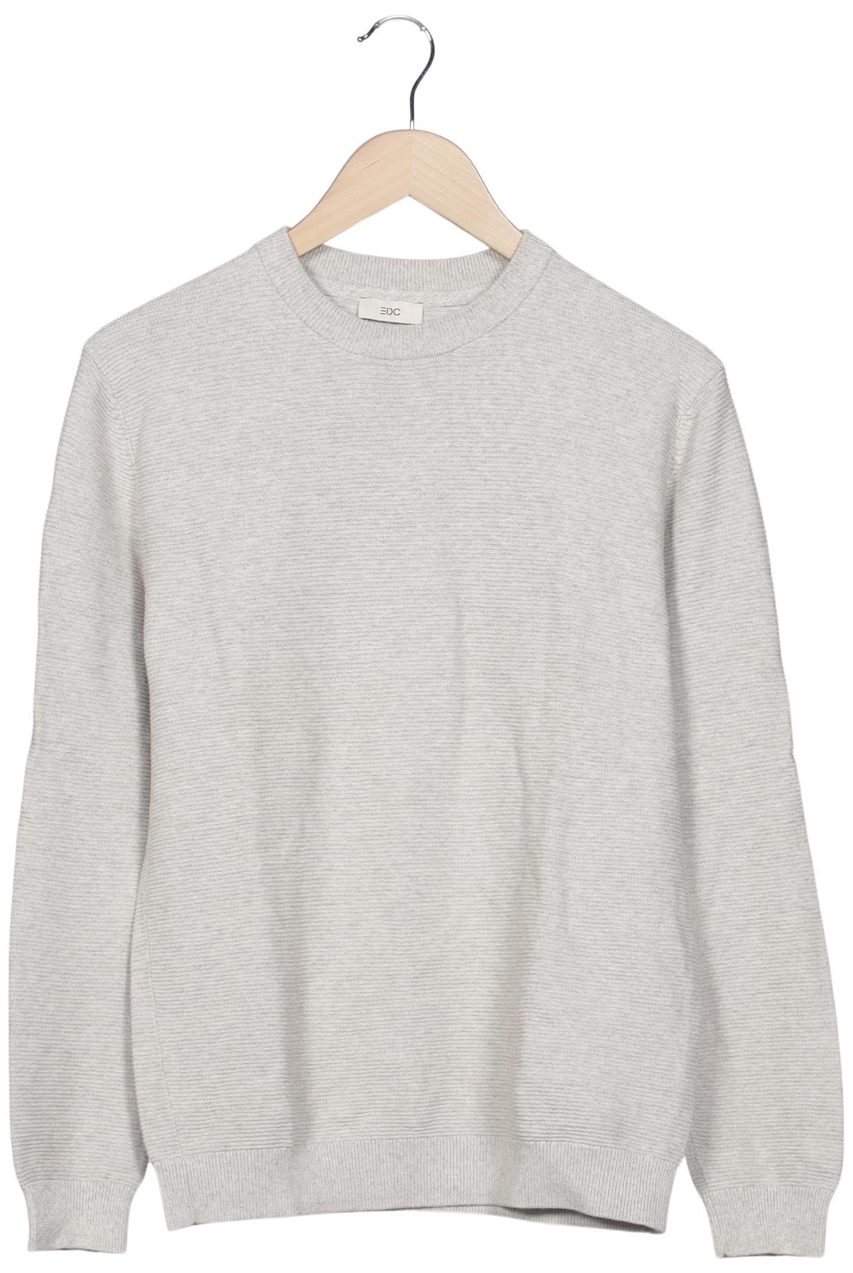 

edc by Esprit Herren Pullover, grau, Gr. 46