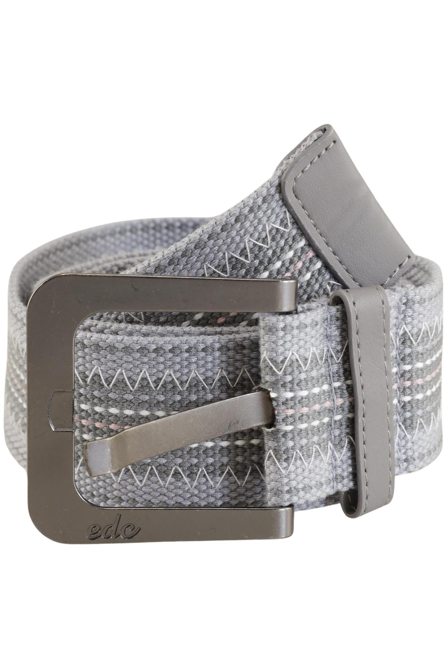 

edc by Esprit Damen Gürtel, grau, Gr. 75