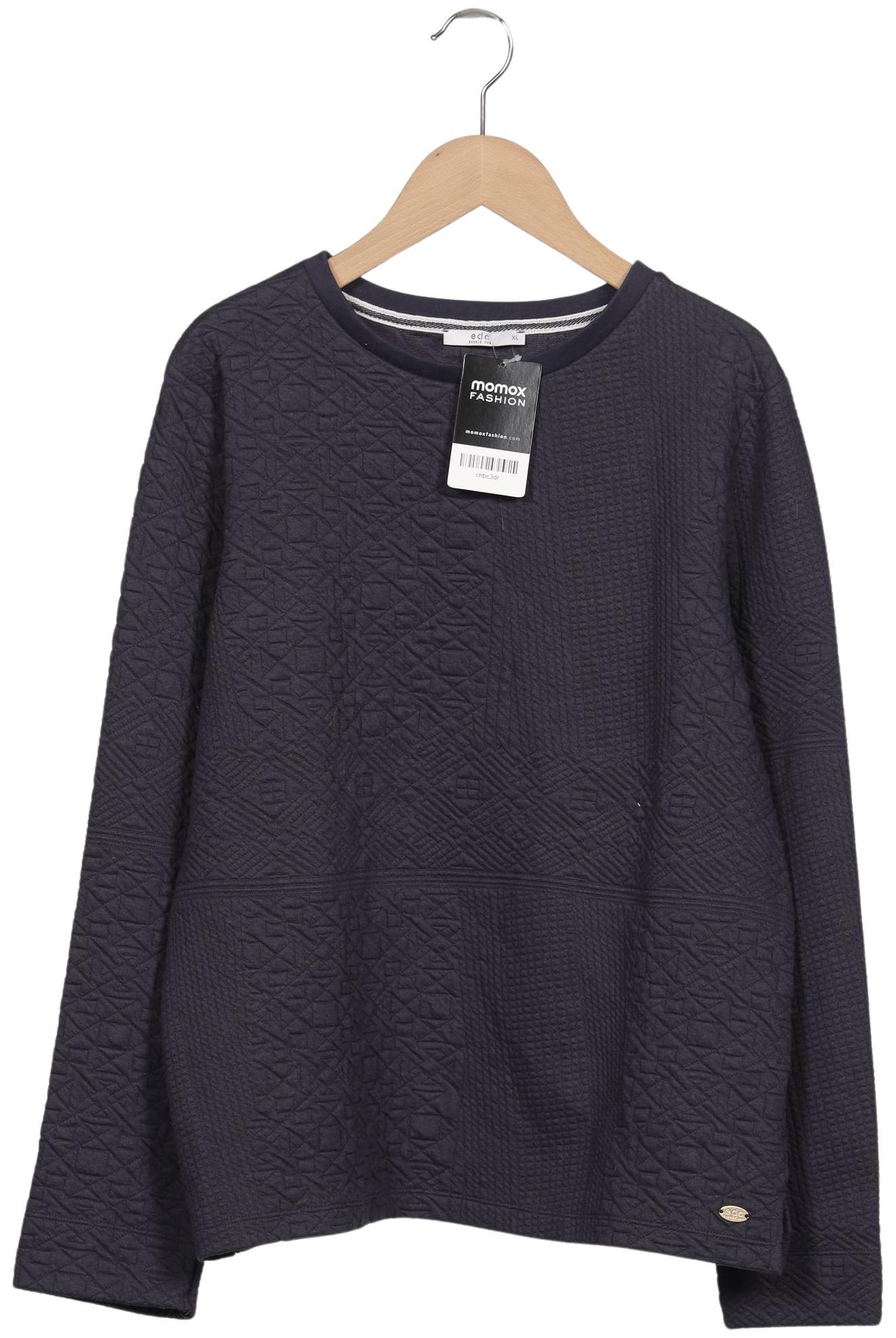 

edc by Esprit Damen Sweatshirt, marineblau, Gr. 44