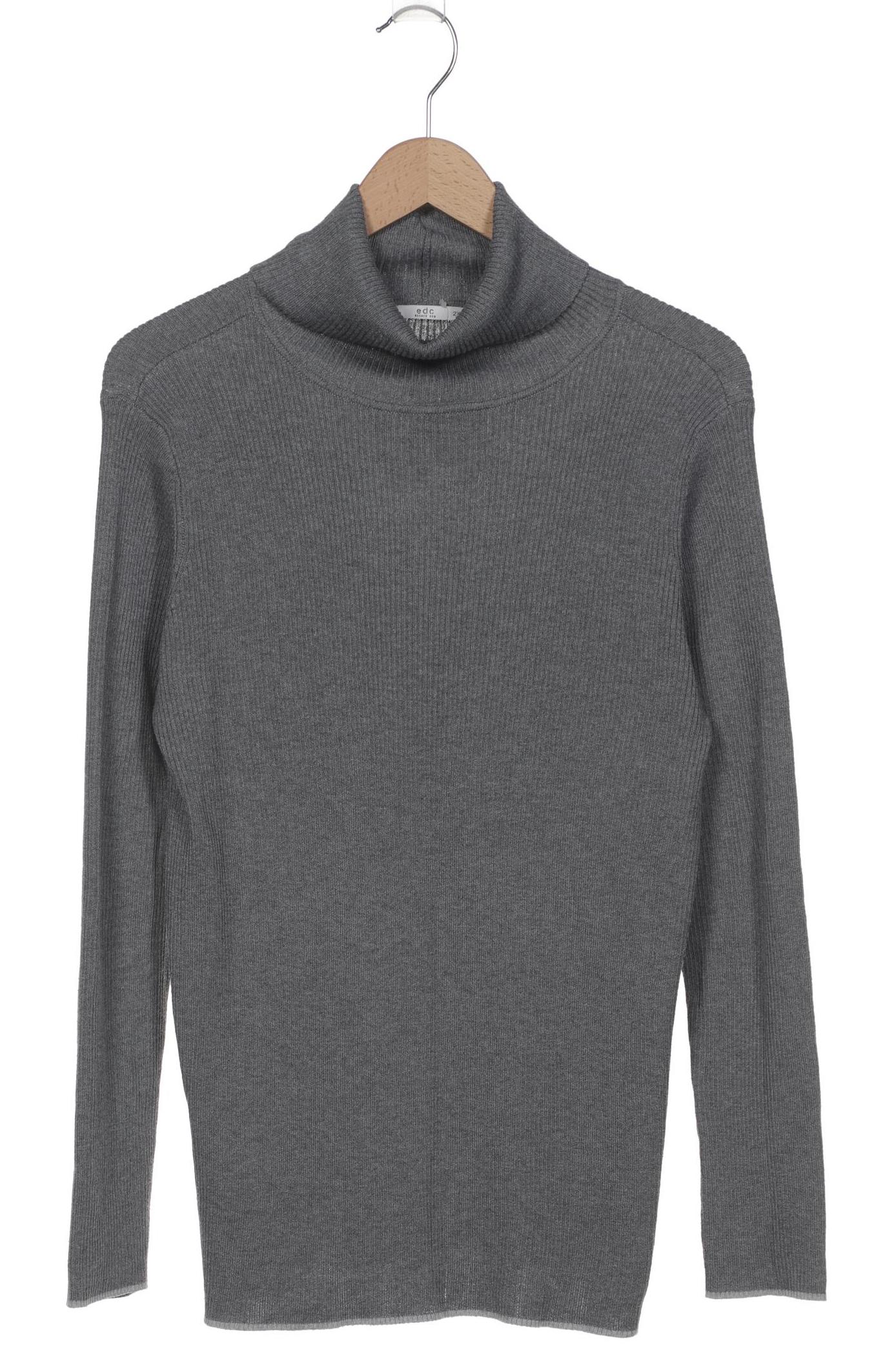 

edc by Esprit Damen Pullover, grau, Gr. 46
