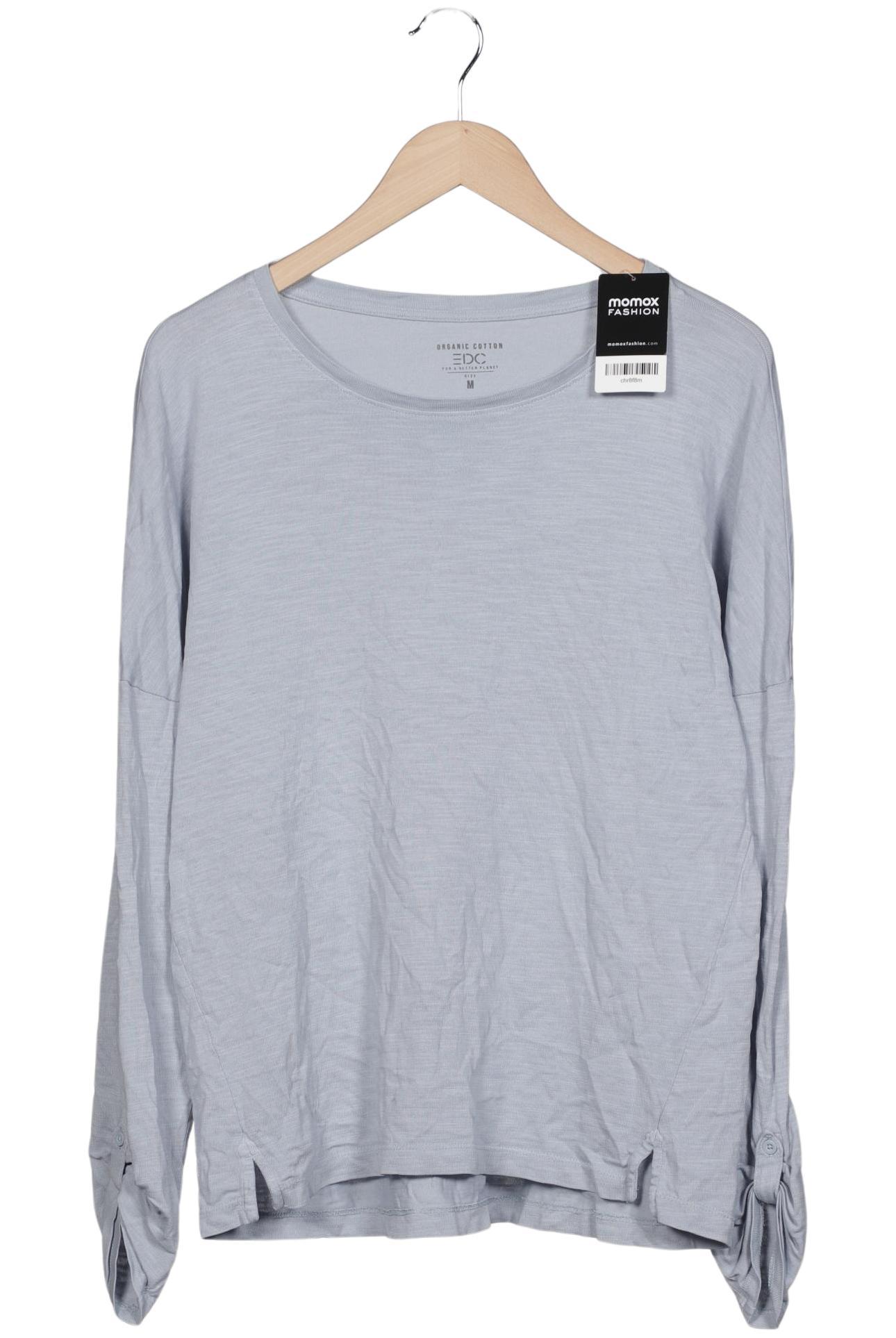 

edc by Esprit Damen Langarmshirt, hellblau, Gr. 38