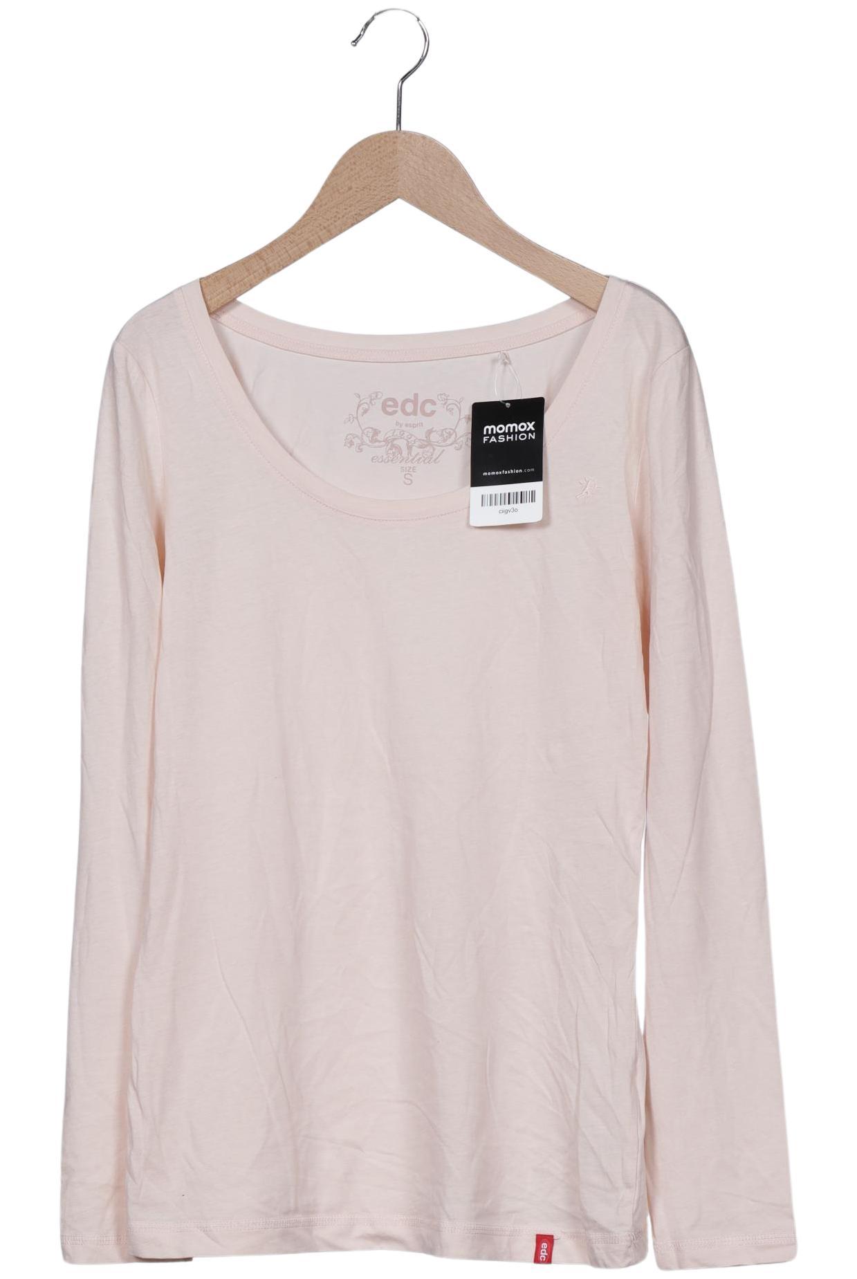 

edc by Esprit Damen Langarmshirt, pink, Gr. 36