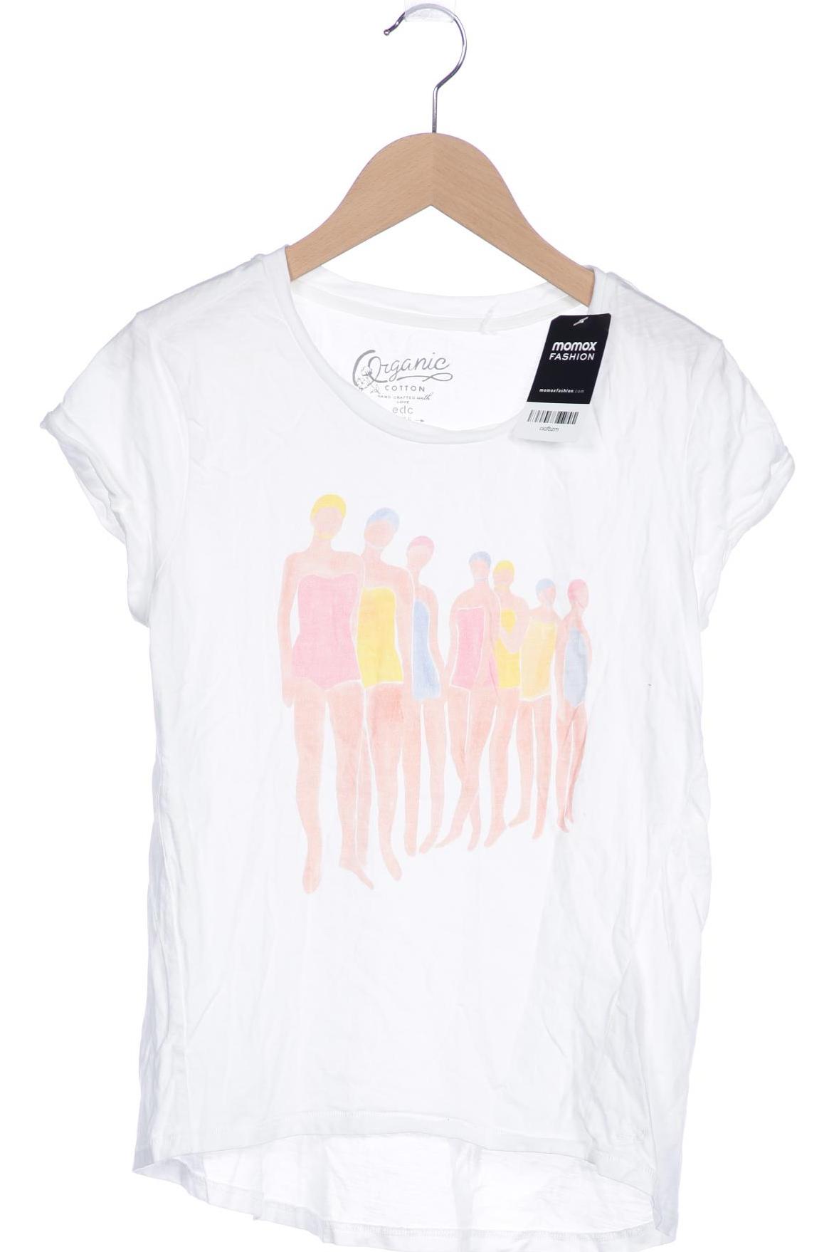 

edc by Esprit Damen T-Shirt, weiß