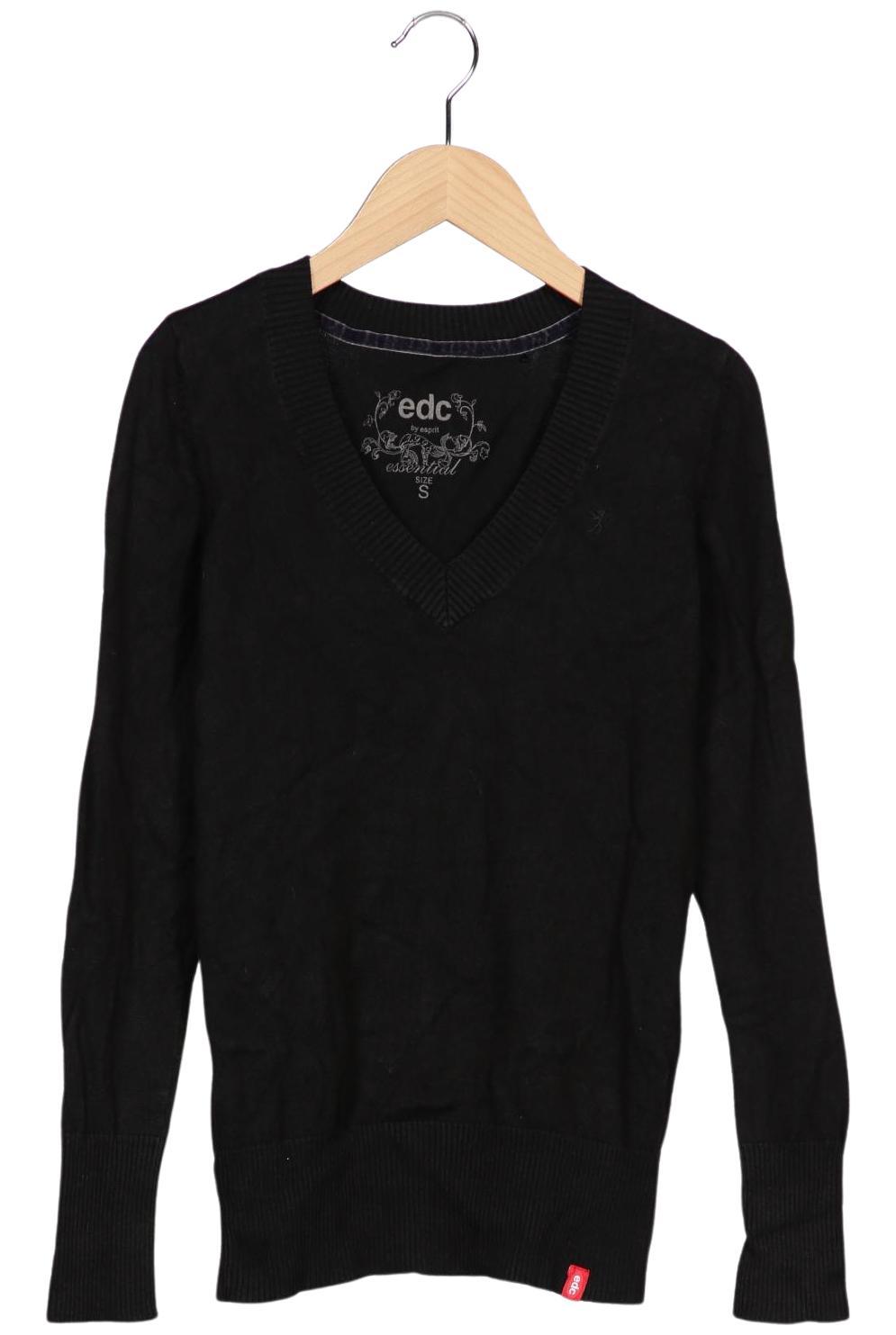 

edc by Esprit Damen Pullover, schwarz, Gr. 36