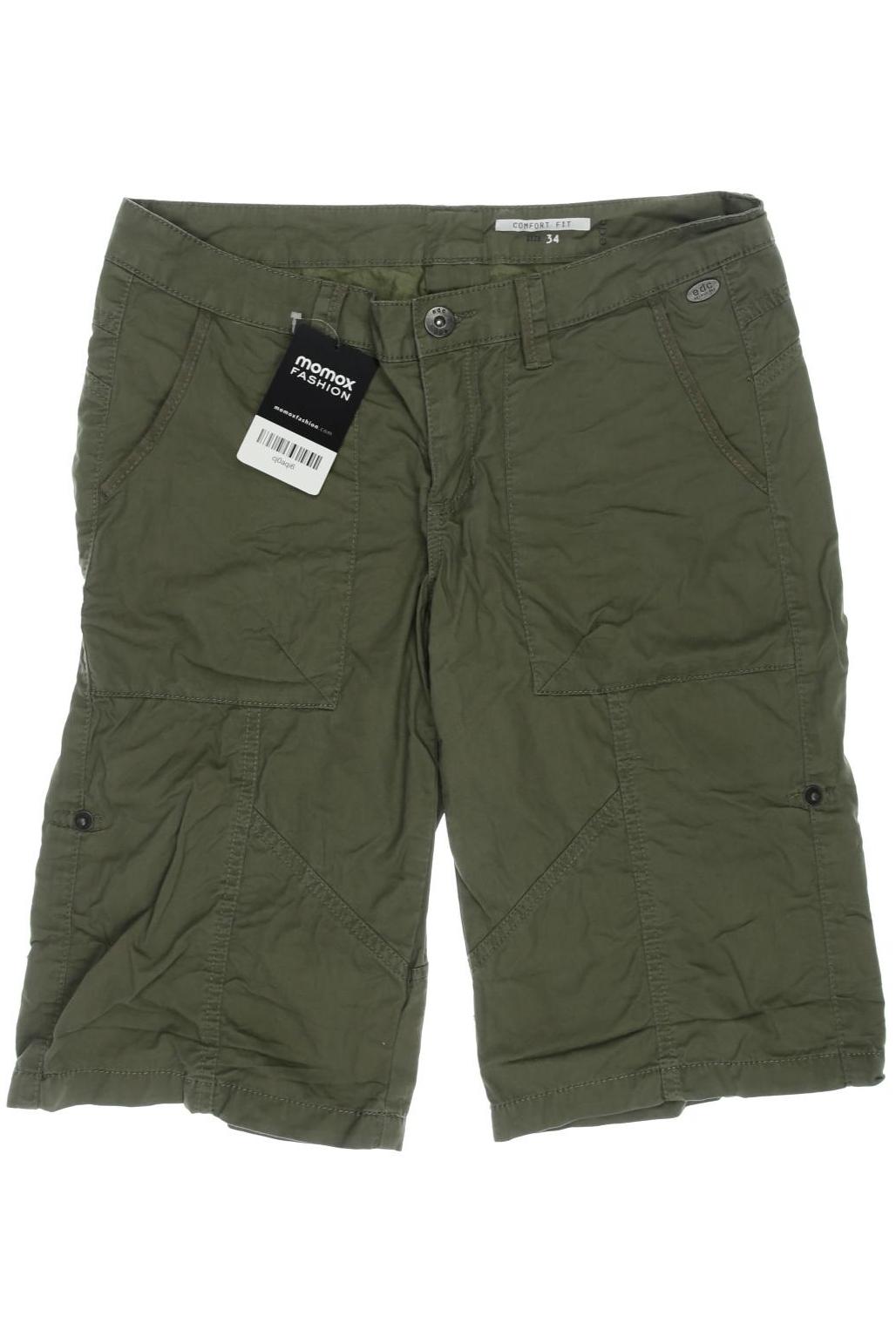 

edc by Esprit Damen Shorts, grün, Gr. 34