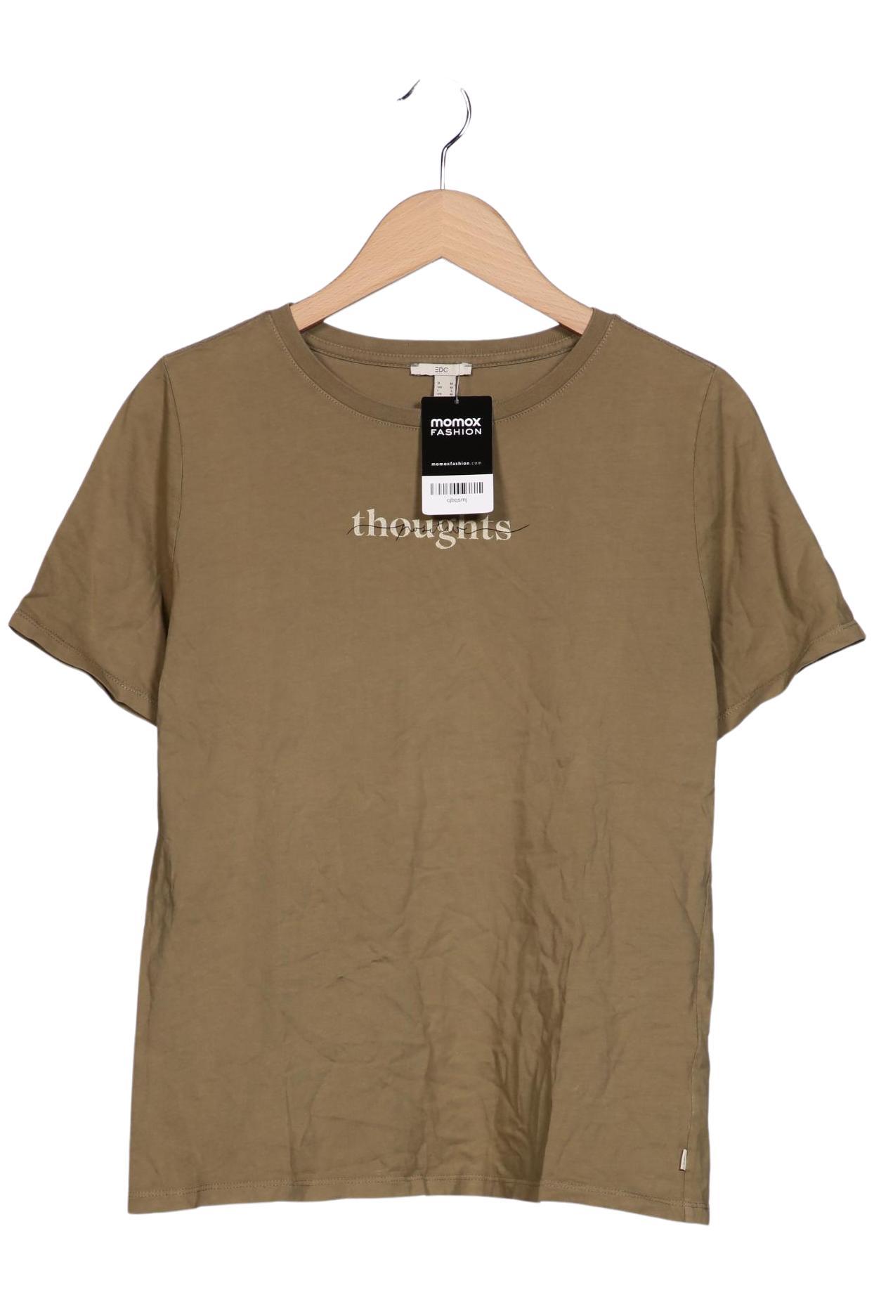 

edc by Esprit Damen T-Shirt, grün, Gr. 38