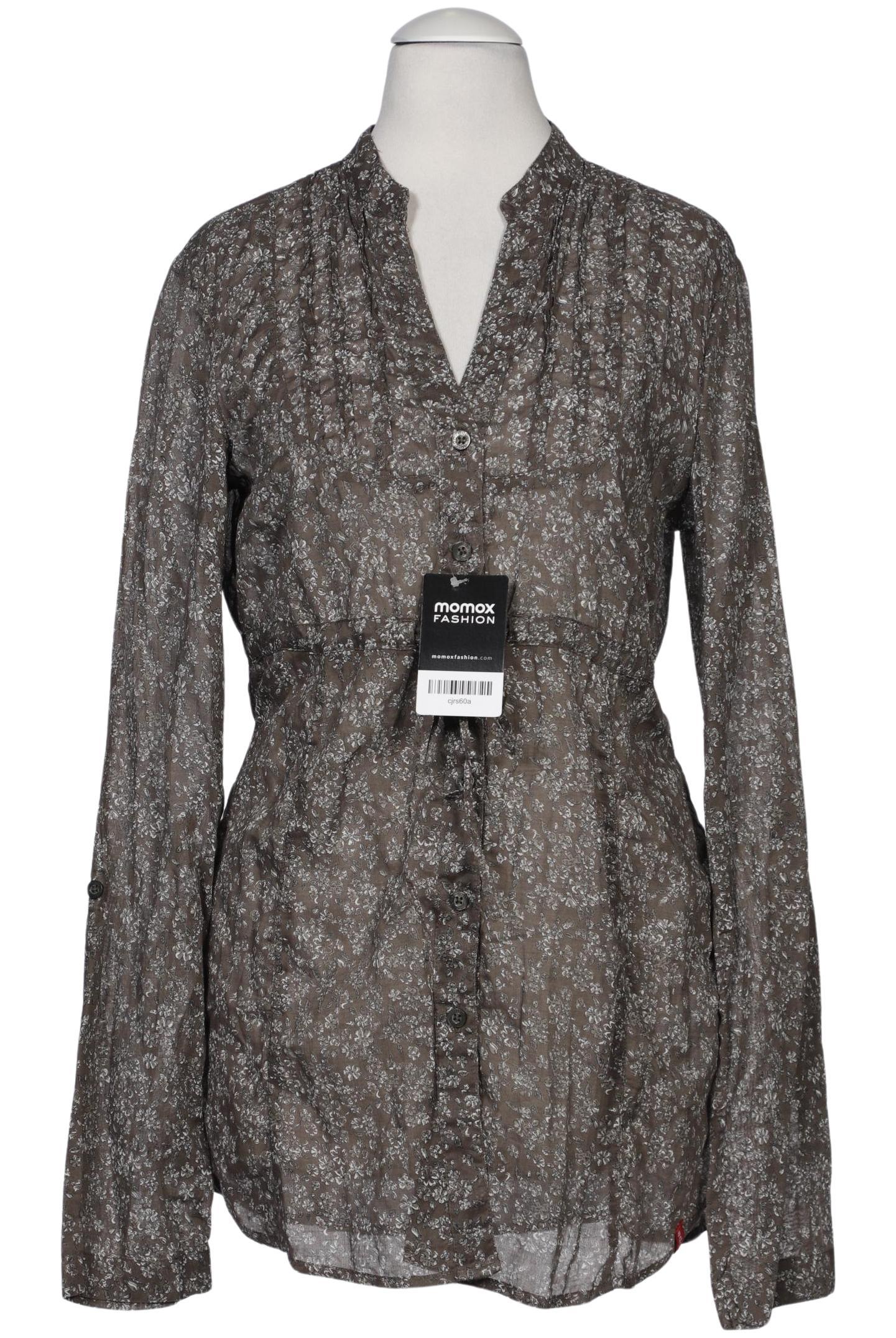 

edc by Esprit Damen Bluse, braun, Gr. 34