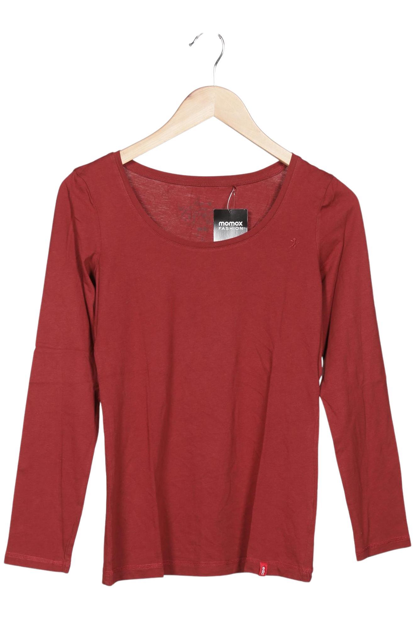 

edc by Esprit Damen Langarmshirt, rot, Gr. 42