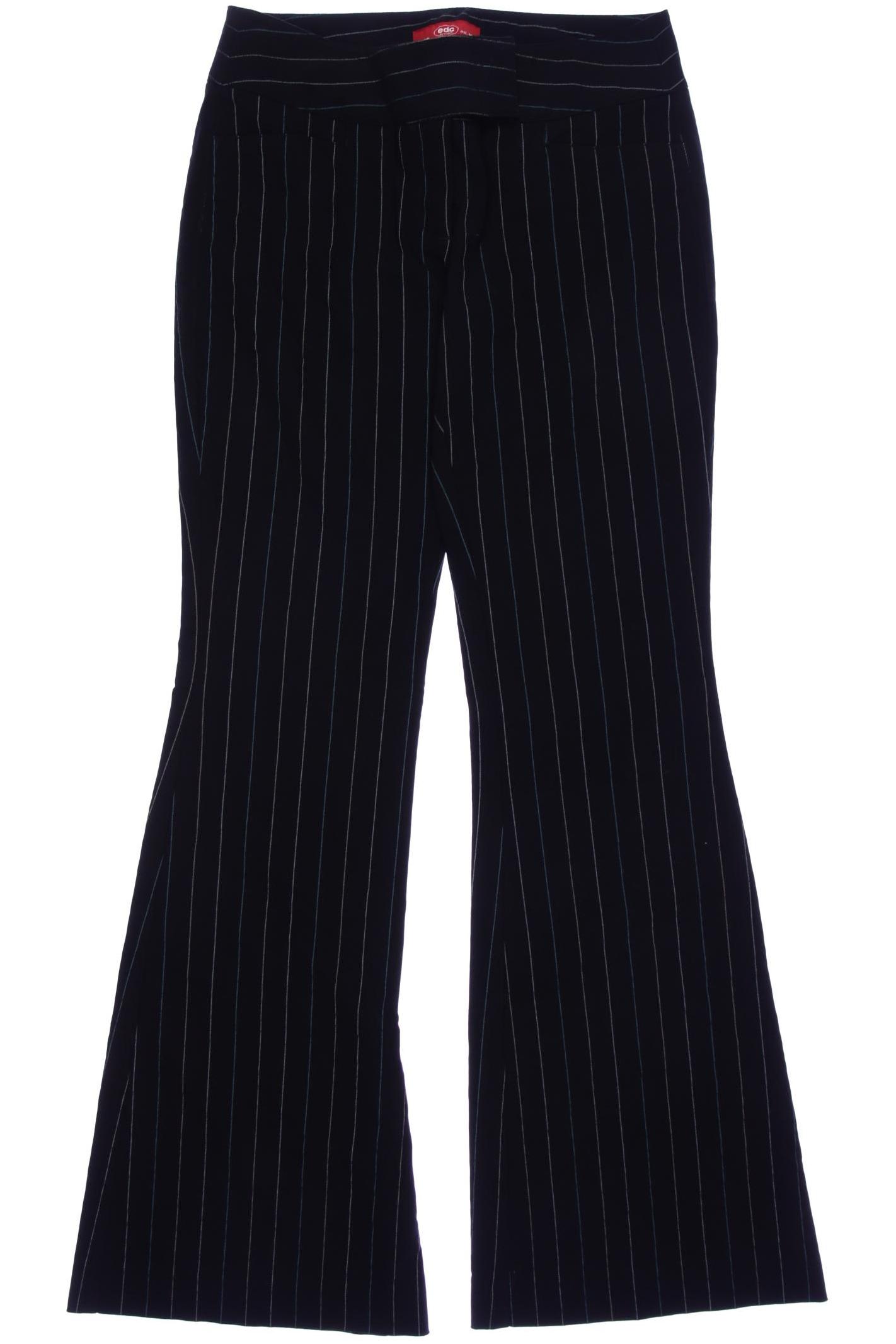 

edc by Esprit Damen Stoffhose, schwarz, Gr. 36