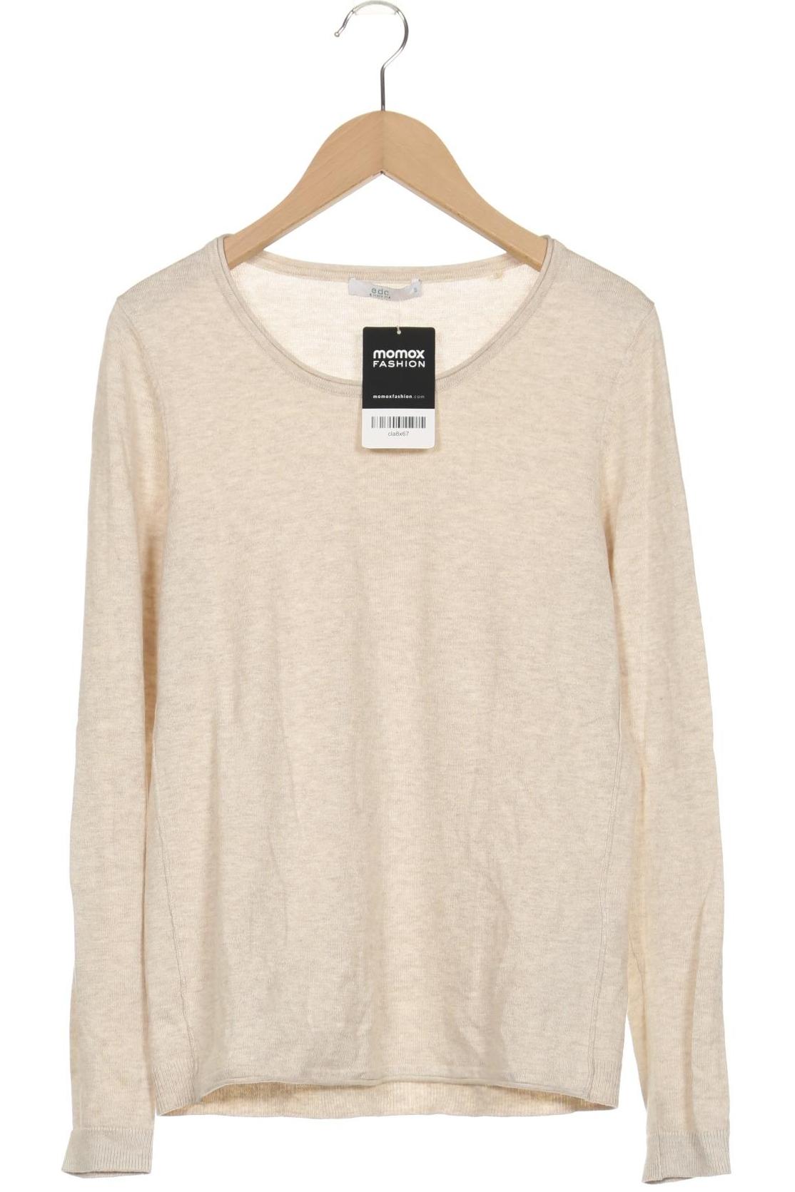 

edc by Esprit Damen Pullover, beige, Gr. 36