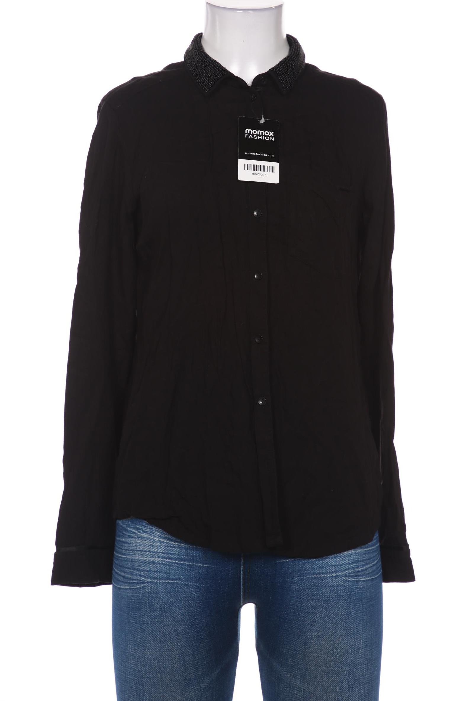 

edc by Esprit Damen Bluse, schwarz, Gr. 34