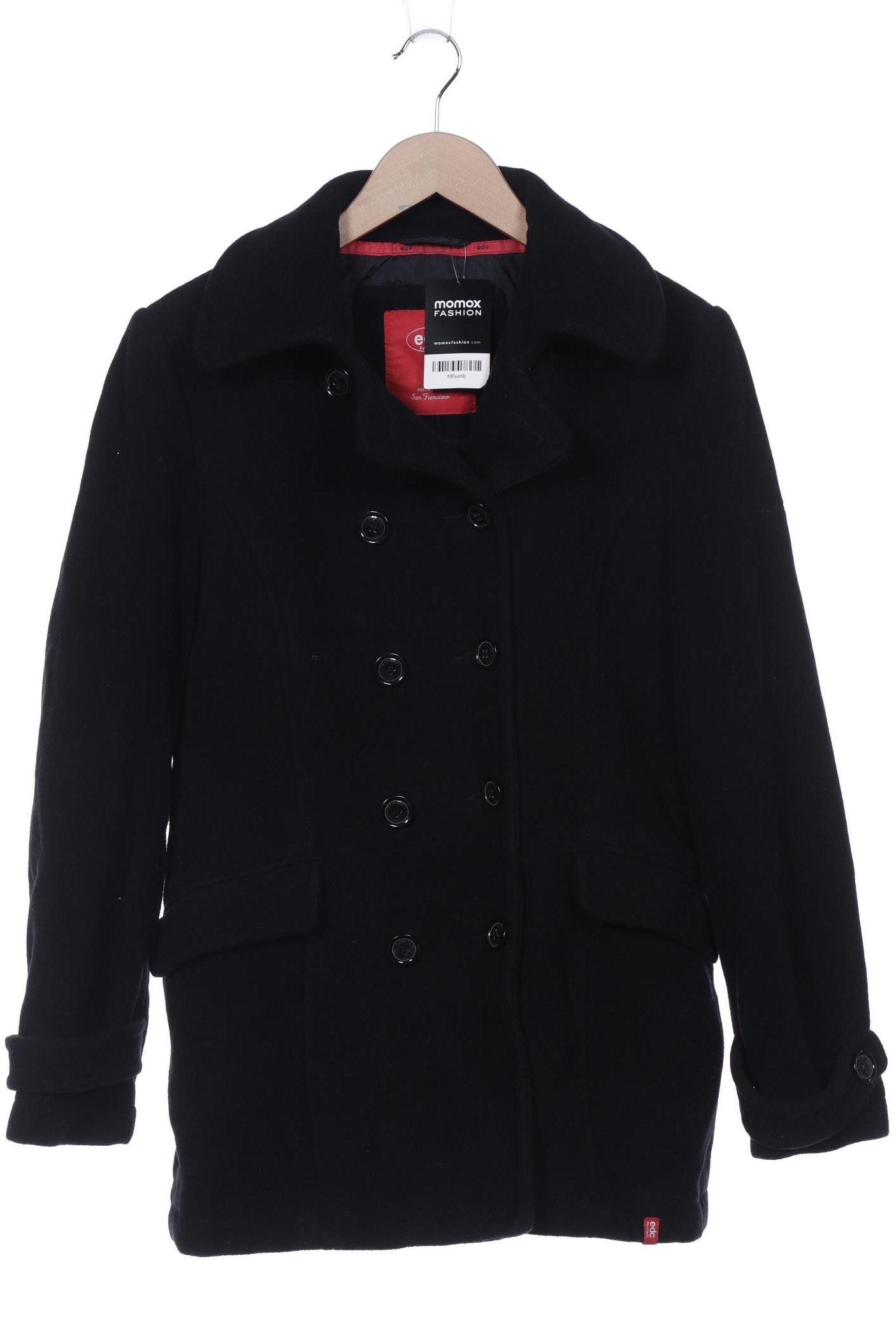 

edc by Esprit Damen Mantel, schwarz, Gr. 42