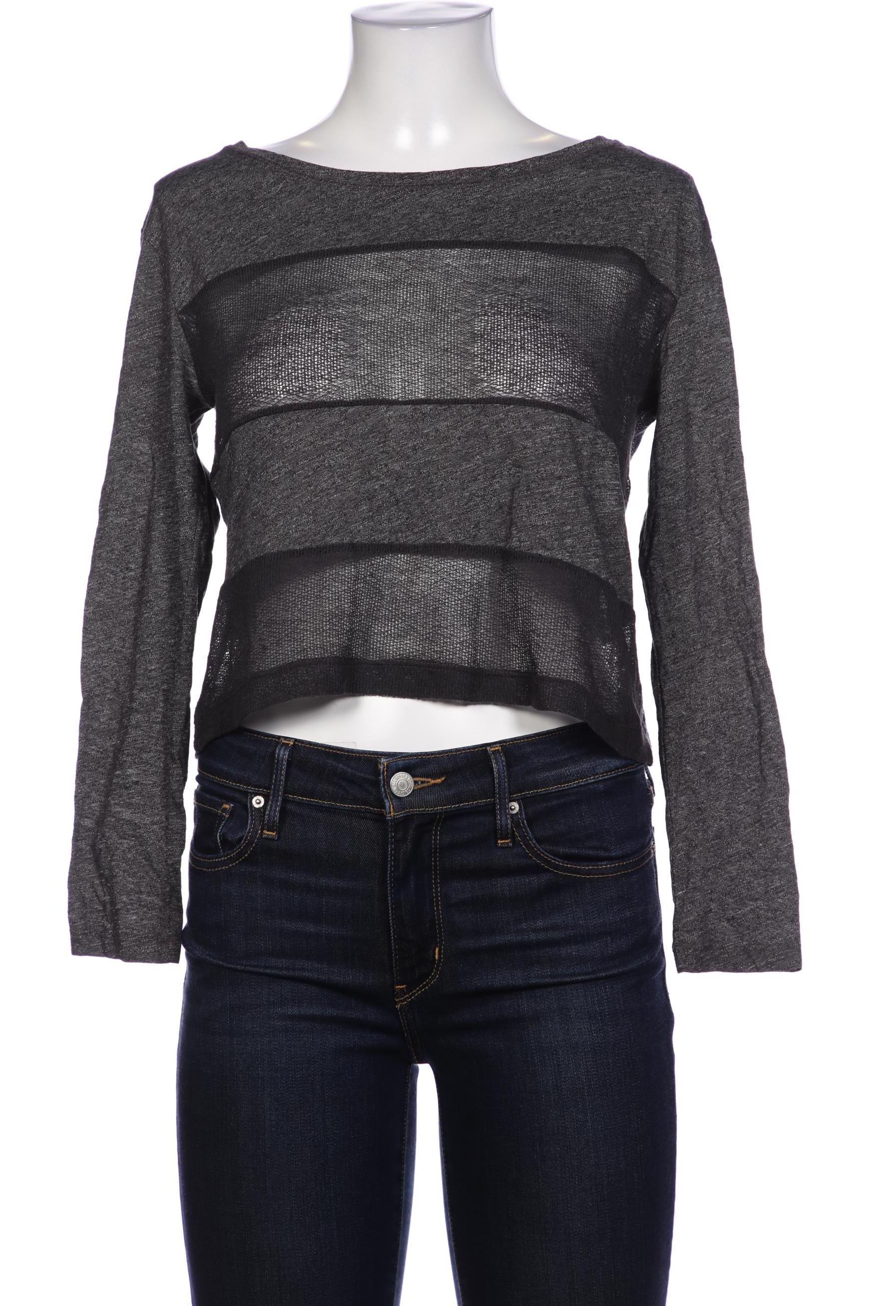 

edc by Esprit Damen Langarmshirt, grau, Gr. 36