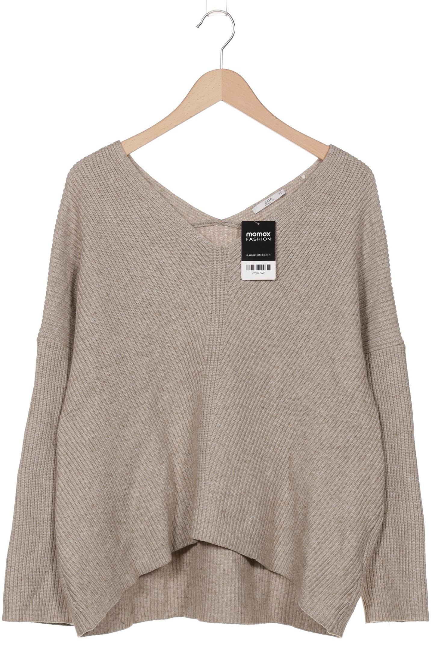 

edc by Esprit Damen Pullover, braun, Gr. 44